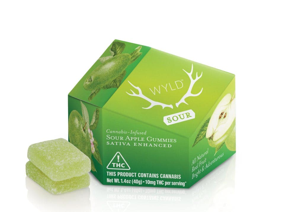 Wyld - Sour Apple - Gummy - 10ct - 100mg