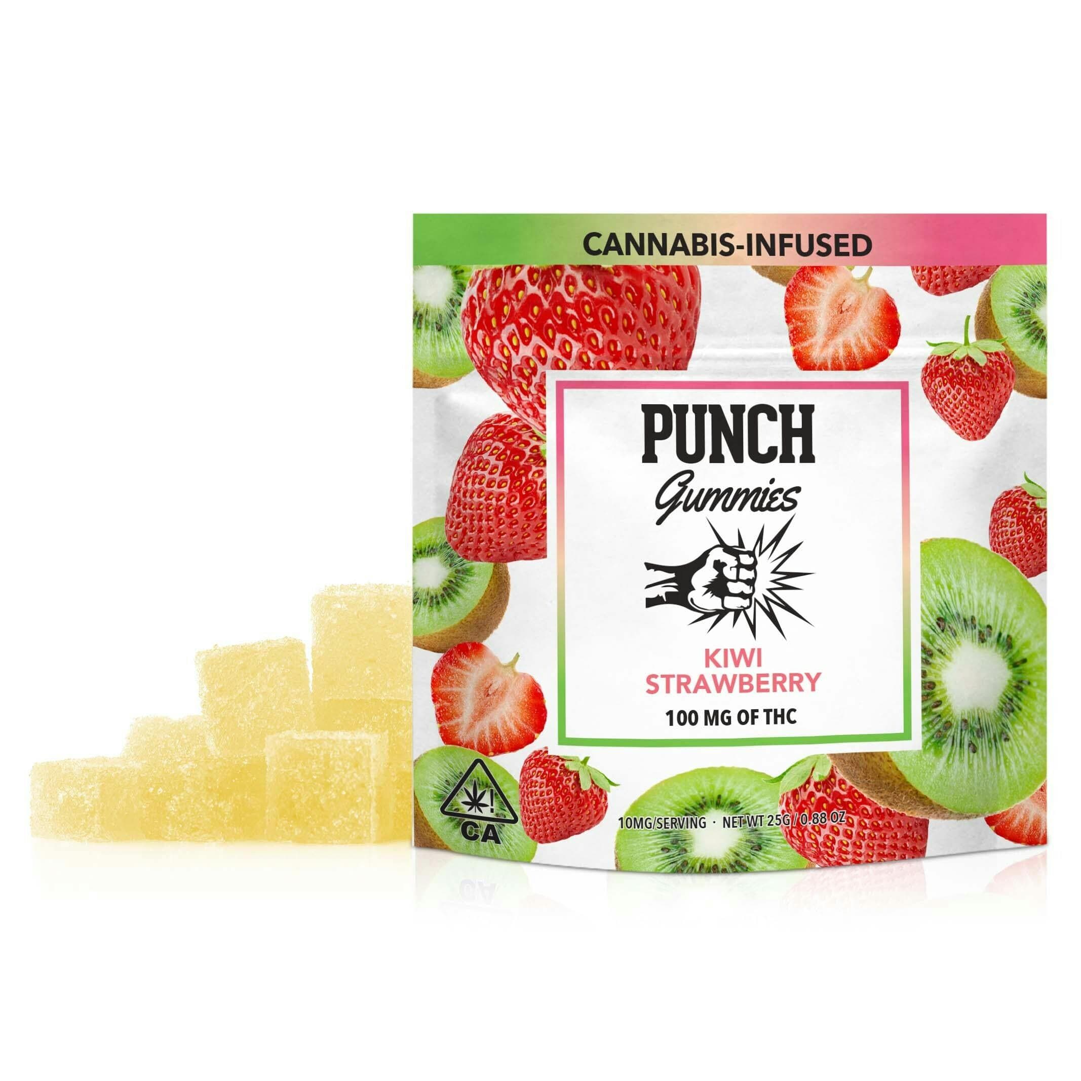 Kiwi Strawberry Gummies 100mg