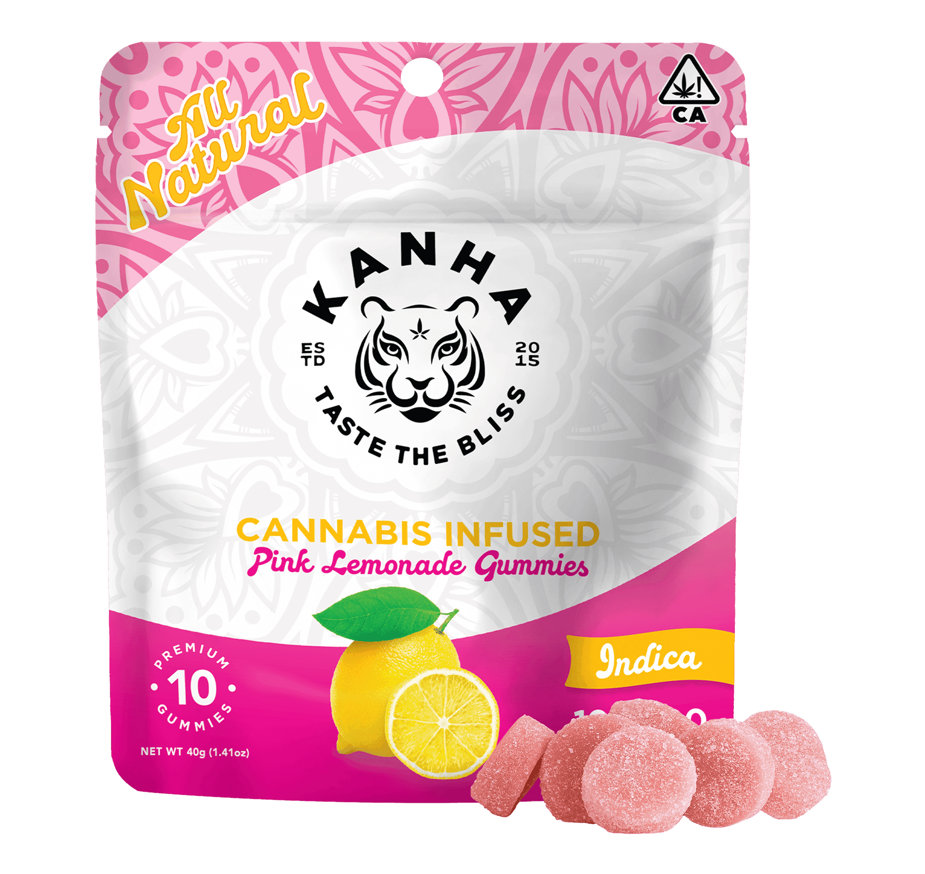 Pink Lemonade | Classic | Indica | 100mg THC | 10-pack