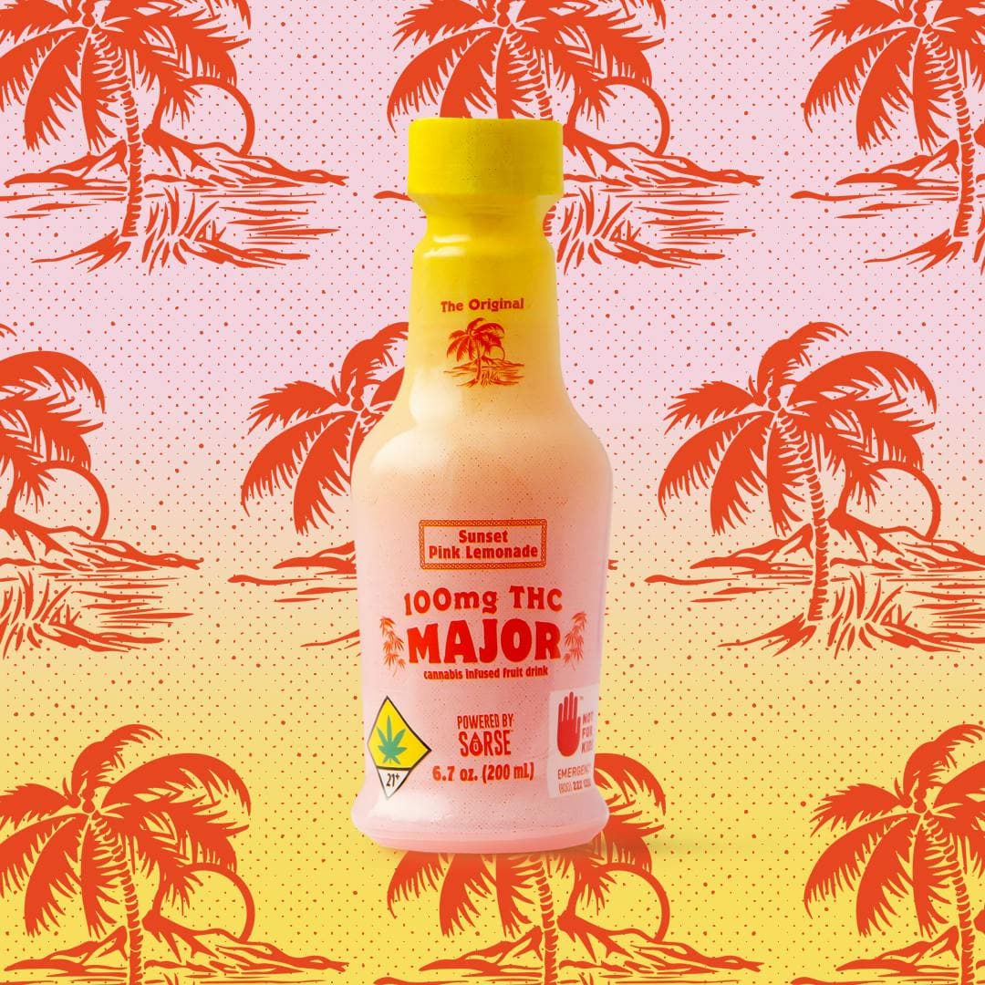 Major | Sunset Pink Lemonade | 100mg | 6.7oz