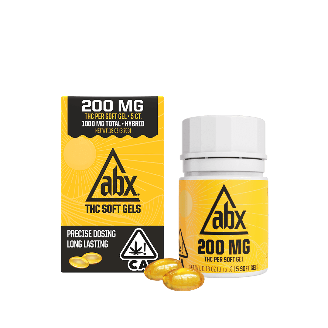ABX - 200mg THC Soft Gels - 5ct