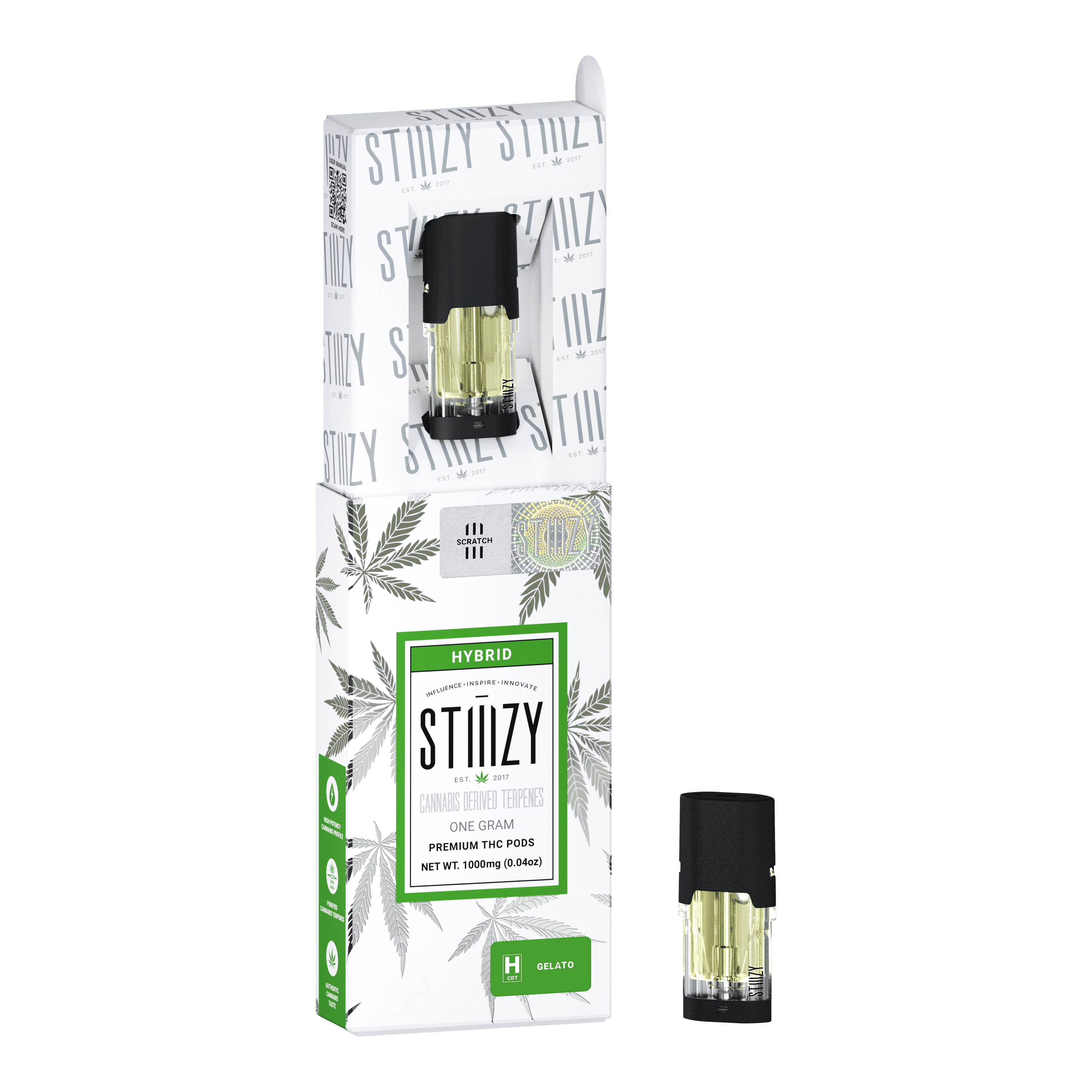 Vape Cartridge - GELATO 1G CDT Pod - STIIIZY