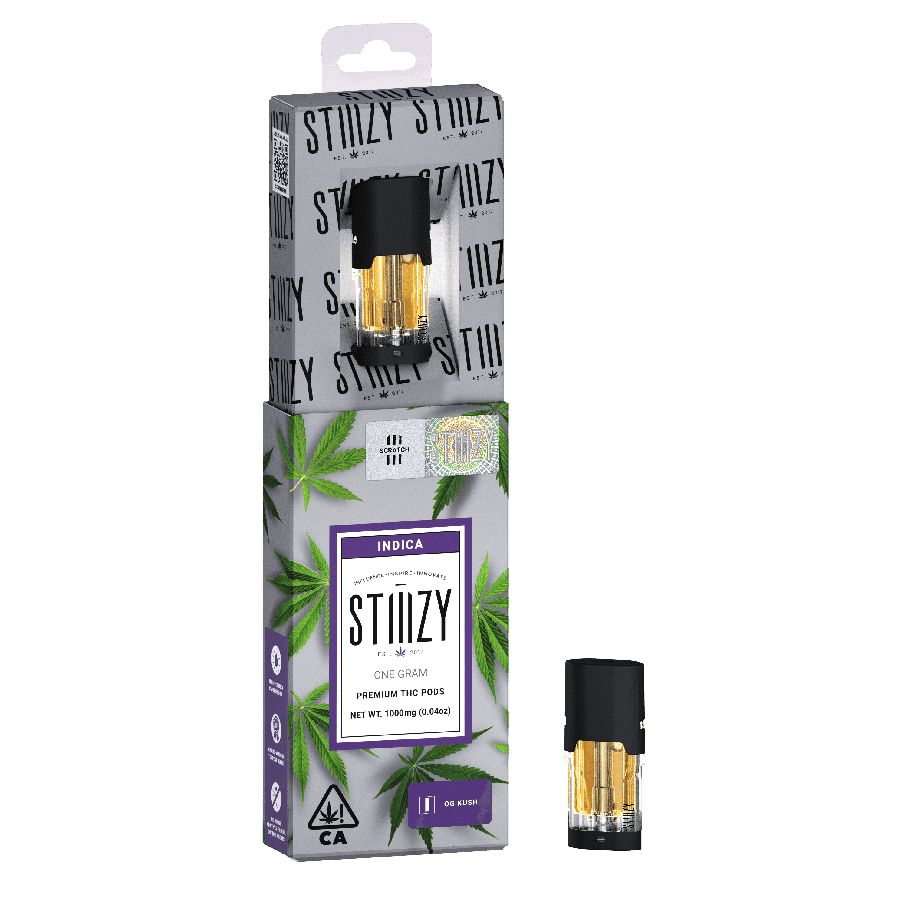 Vape Cartridge - OG KUSH 1G Original THC Pod - STIIIZY