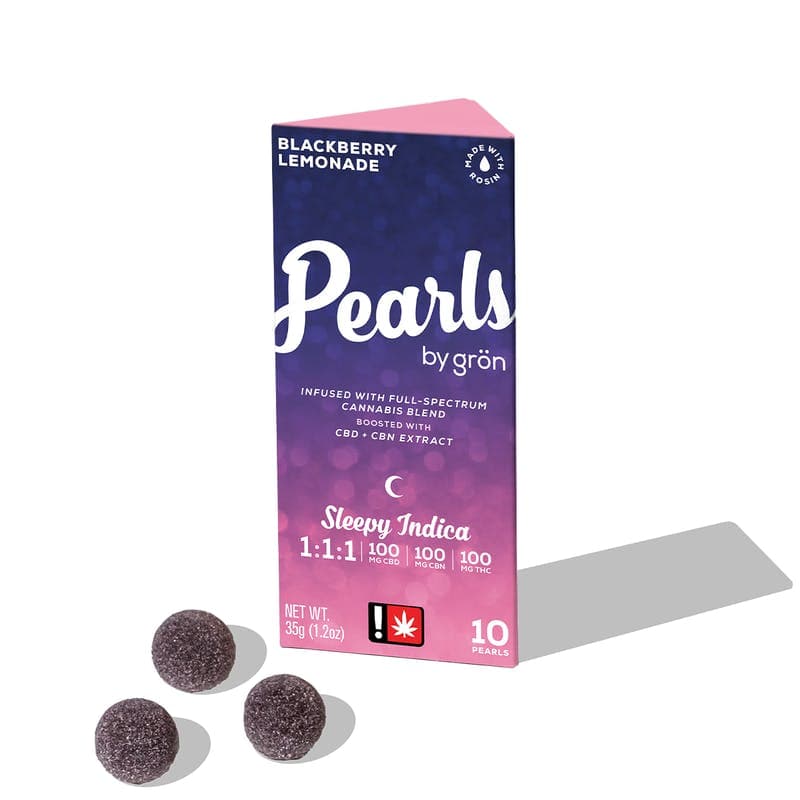 Grön 1:1:1 Blackberry Lemonade Pearls - Sleepy Indica