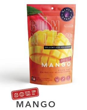 Solventless Hash Rosin Gummies - Mango Sour
