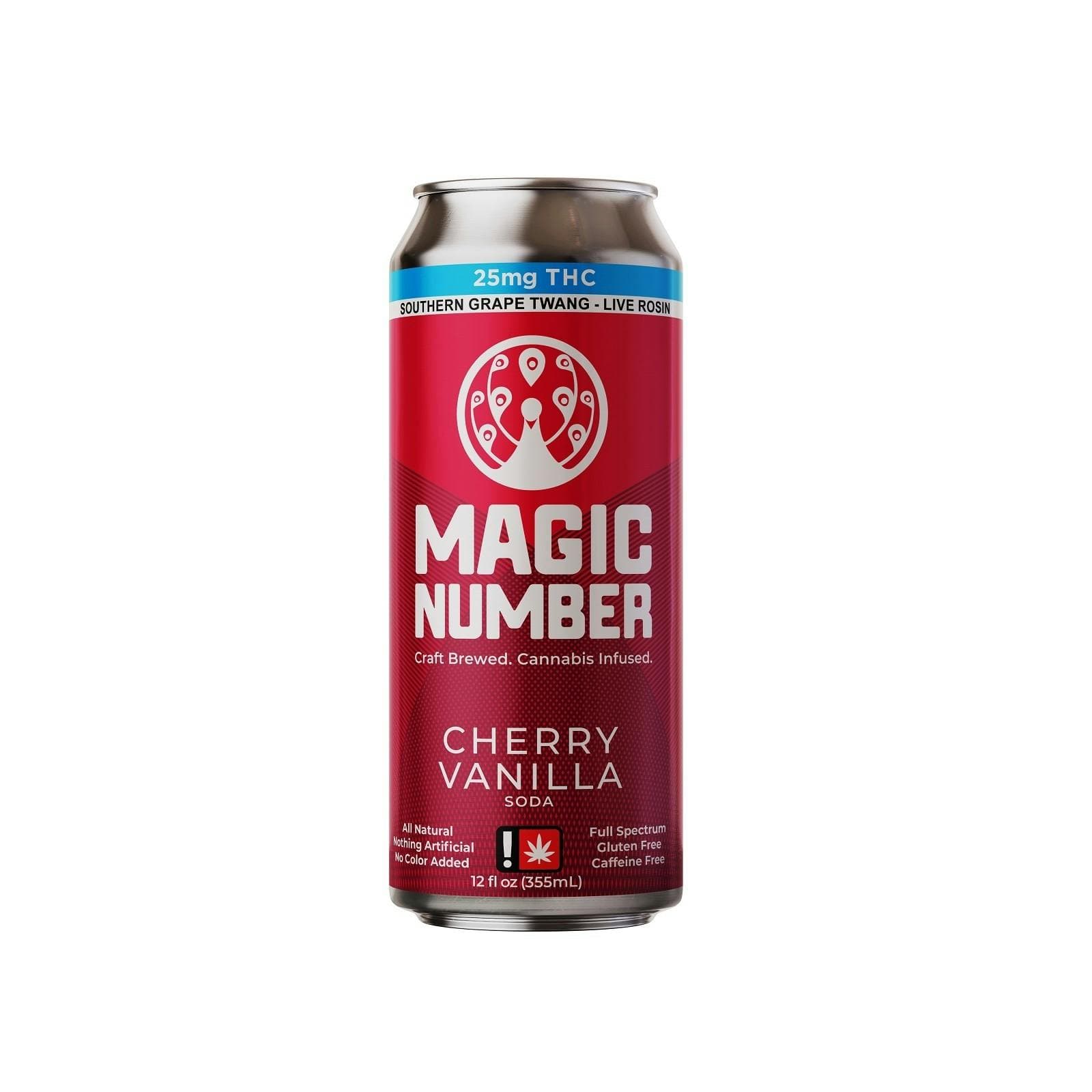 Cherry Vanilla Soda 25mg THC
