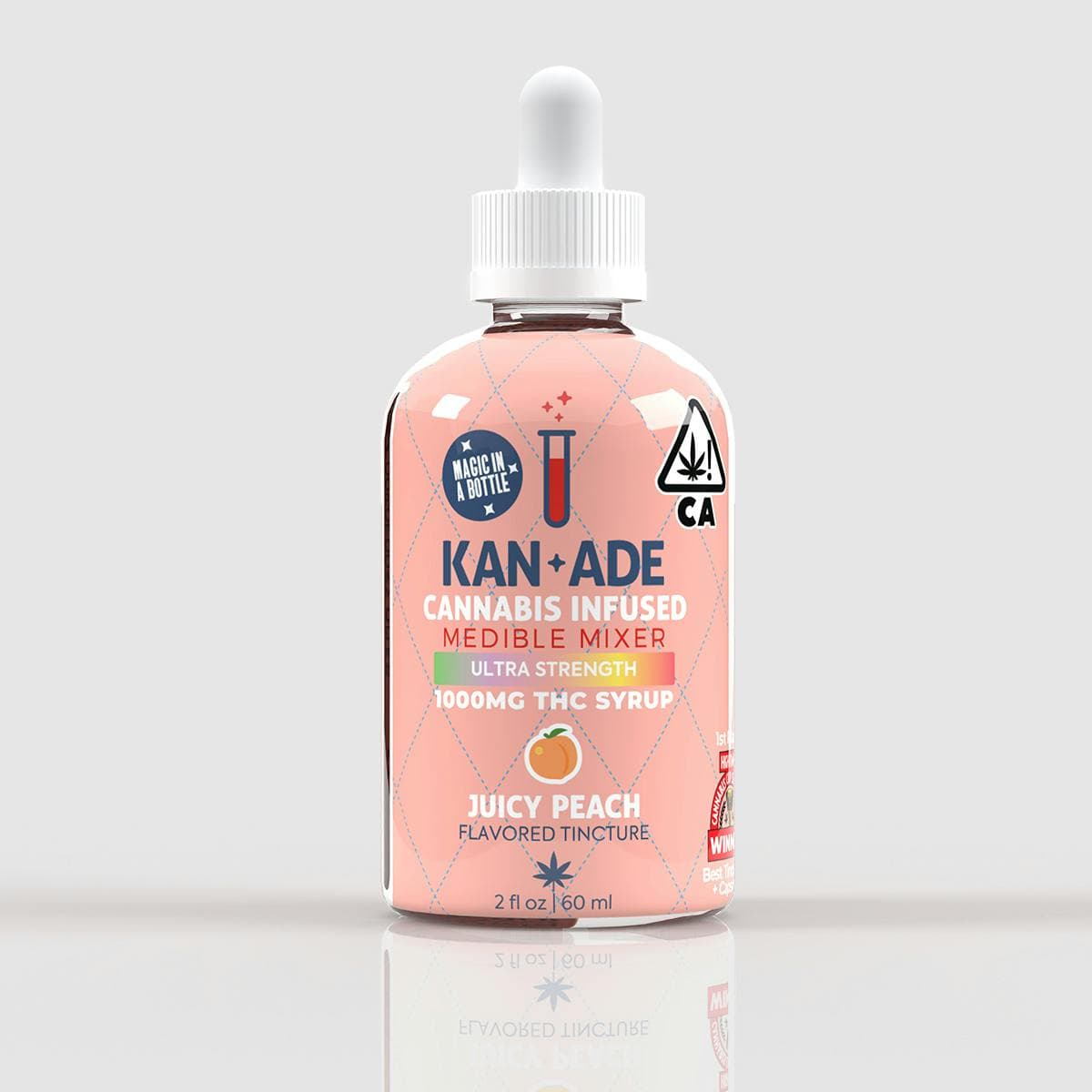 Kan+Ade 1000mg Juicy Peach Medible Mixer