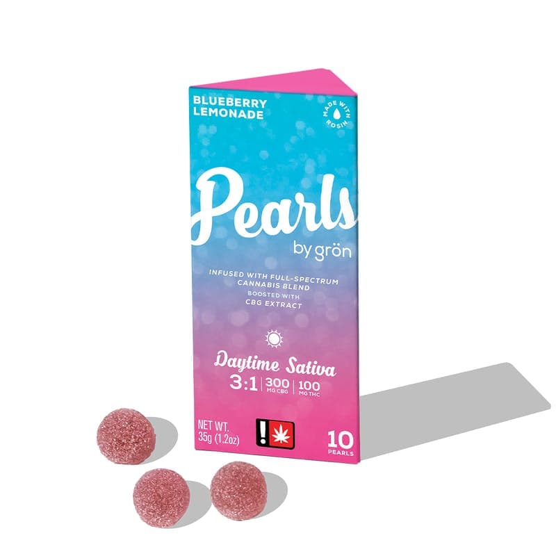 Grön 3:1 Blueberry Lemonade Pearls – Daytime Sativa