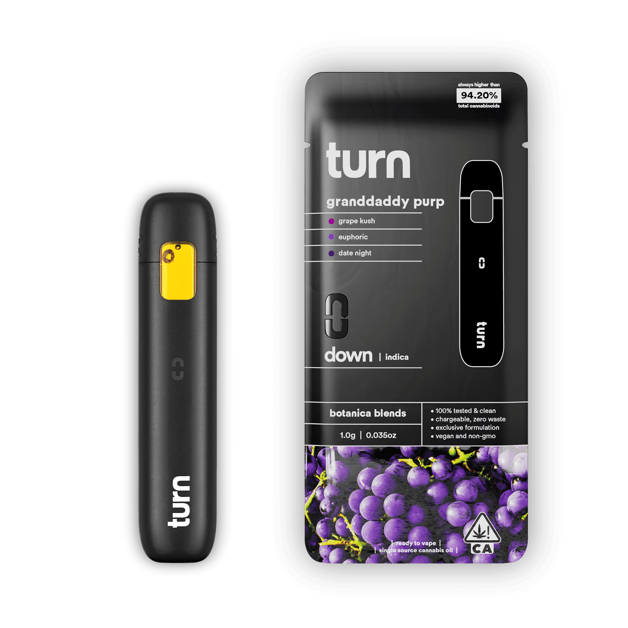 turn | Graddaddy Purp | Disposable | 1g