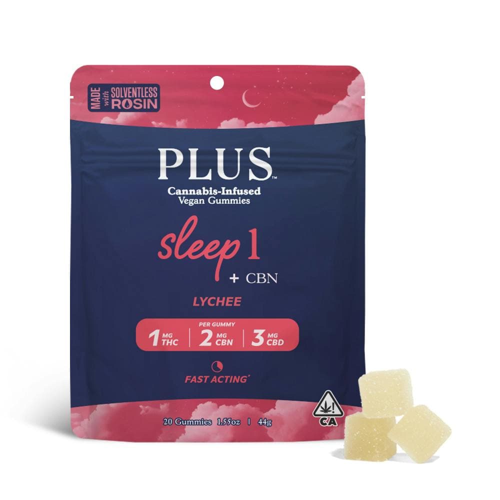 Lychee Sleep 1:2:3 Gummies [Solventless Rosin]