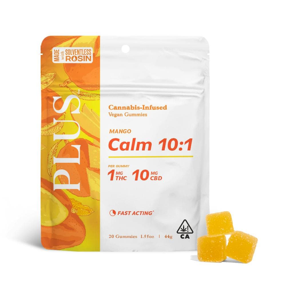 Mango Calm 10:1 Gummies [Solventless Rosin]
