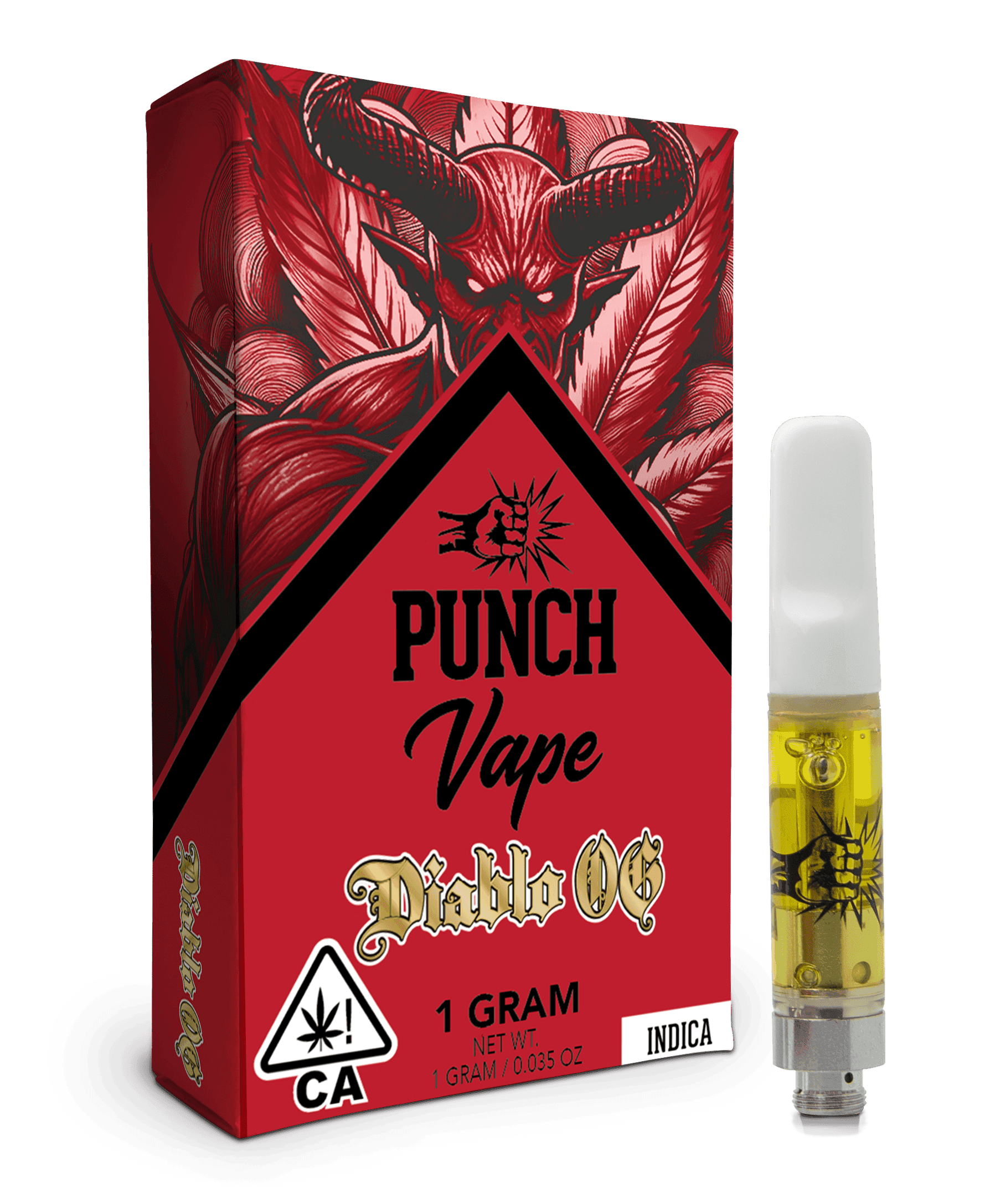 Punch - 510 Distillate Cart - Diablo OG (1g)