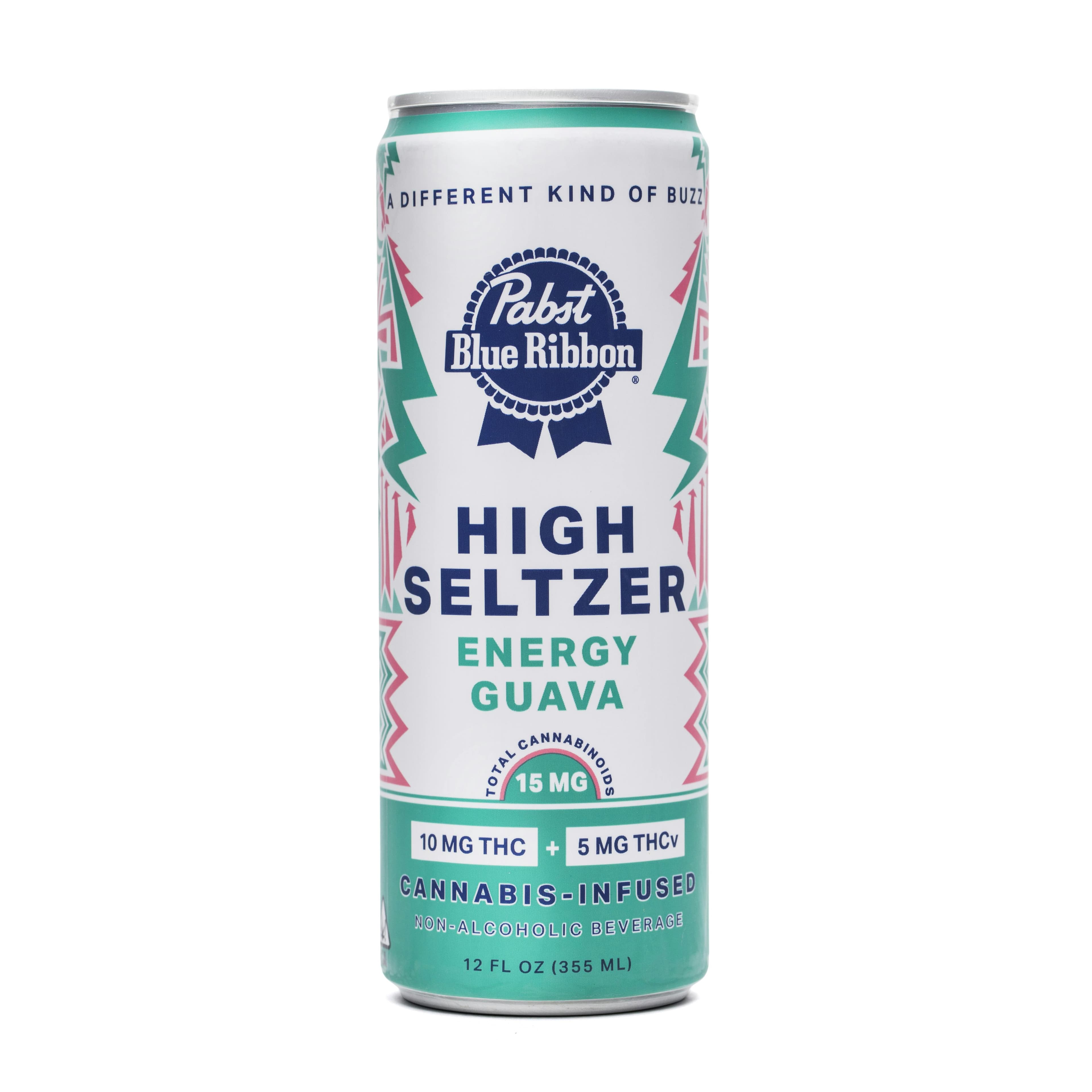 PABST | PBR - DAYTIME GUAVA | 10mg THC + 5mg THCv | Single Can