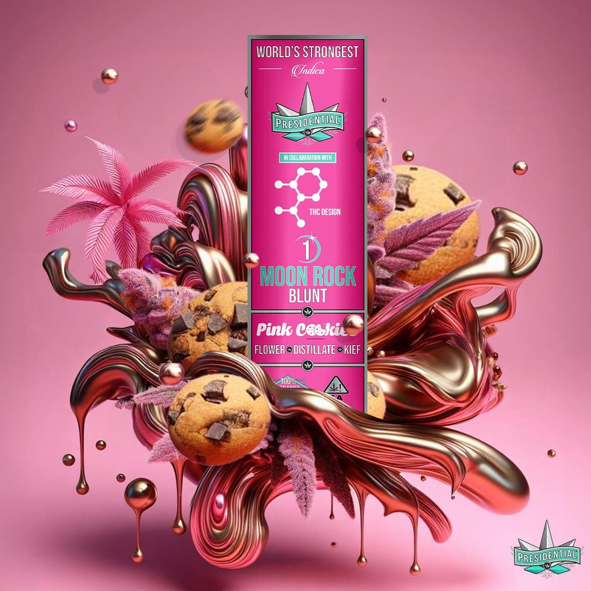 Presidential Moon Rock Blunt - Pink Cookies (1.5g)