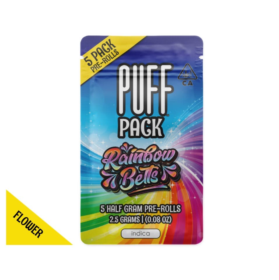 Rainbow Belts Pre-Rolls 5pk - 2.5g