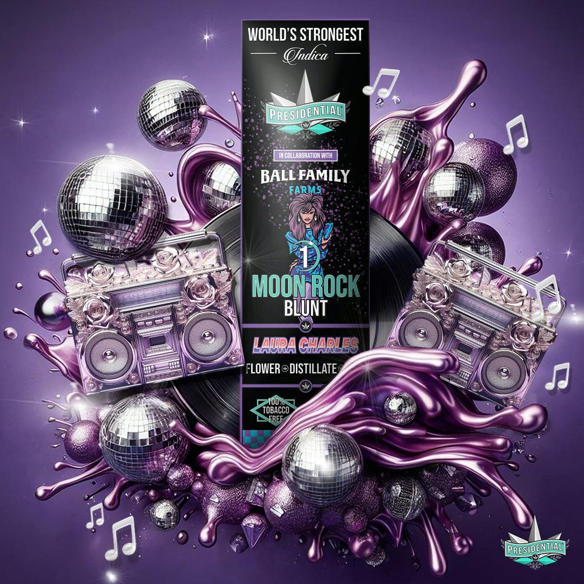 Presidential Moon Rock Blunt - Laura Charles (1.5g)