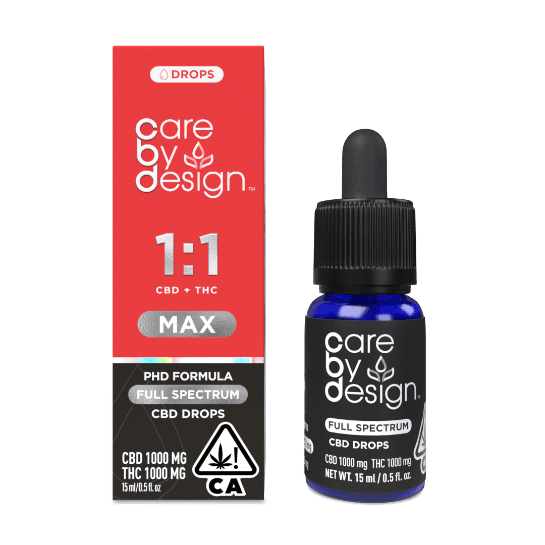 Care By Design | 1:1 Max Full Spectrum CBD Drops 15ml
