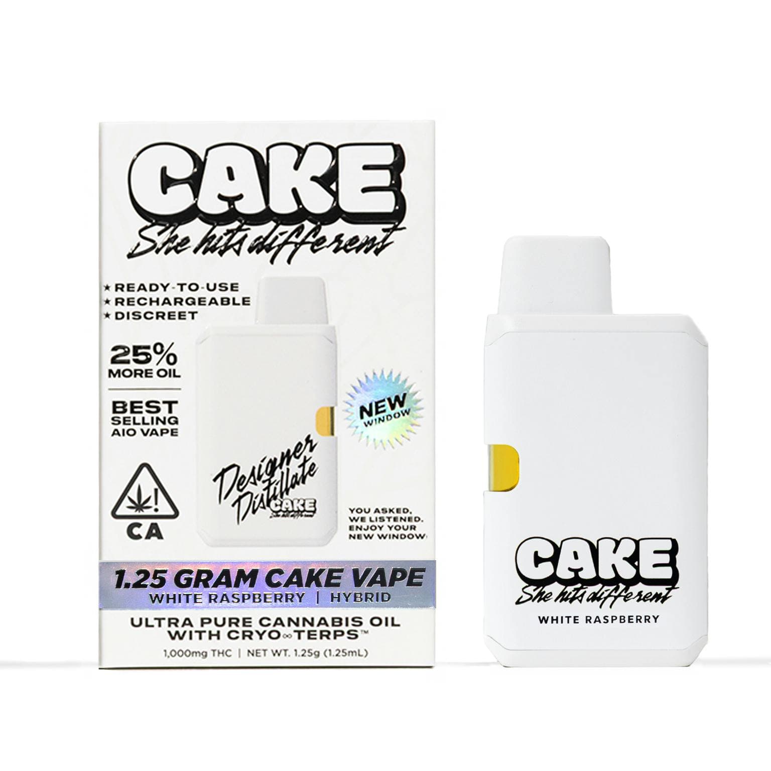 White Raspberry - 1.25 Grams - Hybrid - Designer Distillate