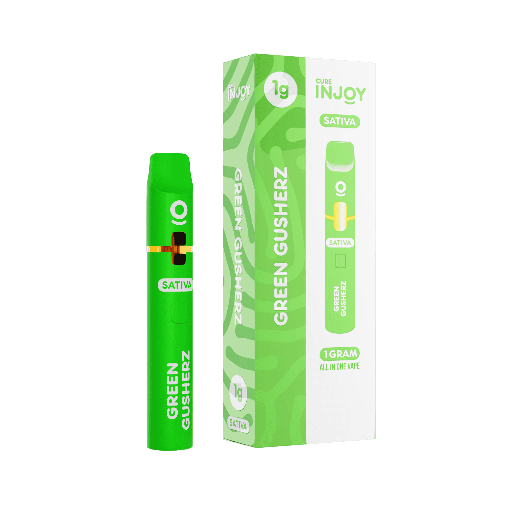 Cure Injoy 1G Green Gusherz -AIO (SATIVA)