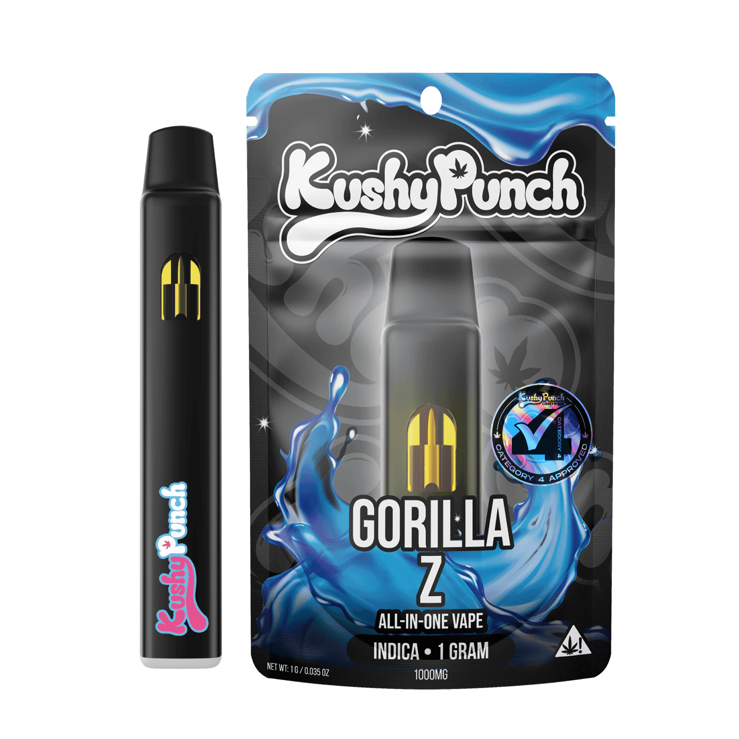 1G Kushy Punch Vape - Gorilla Z