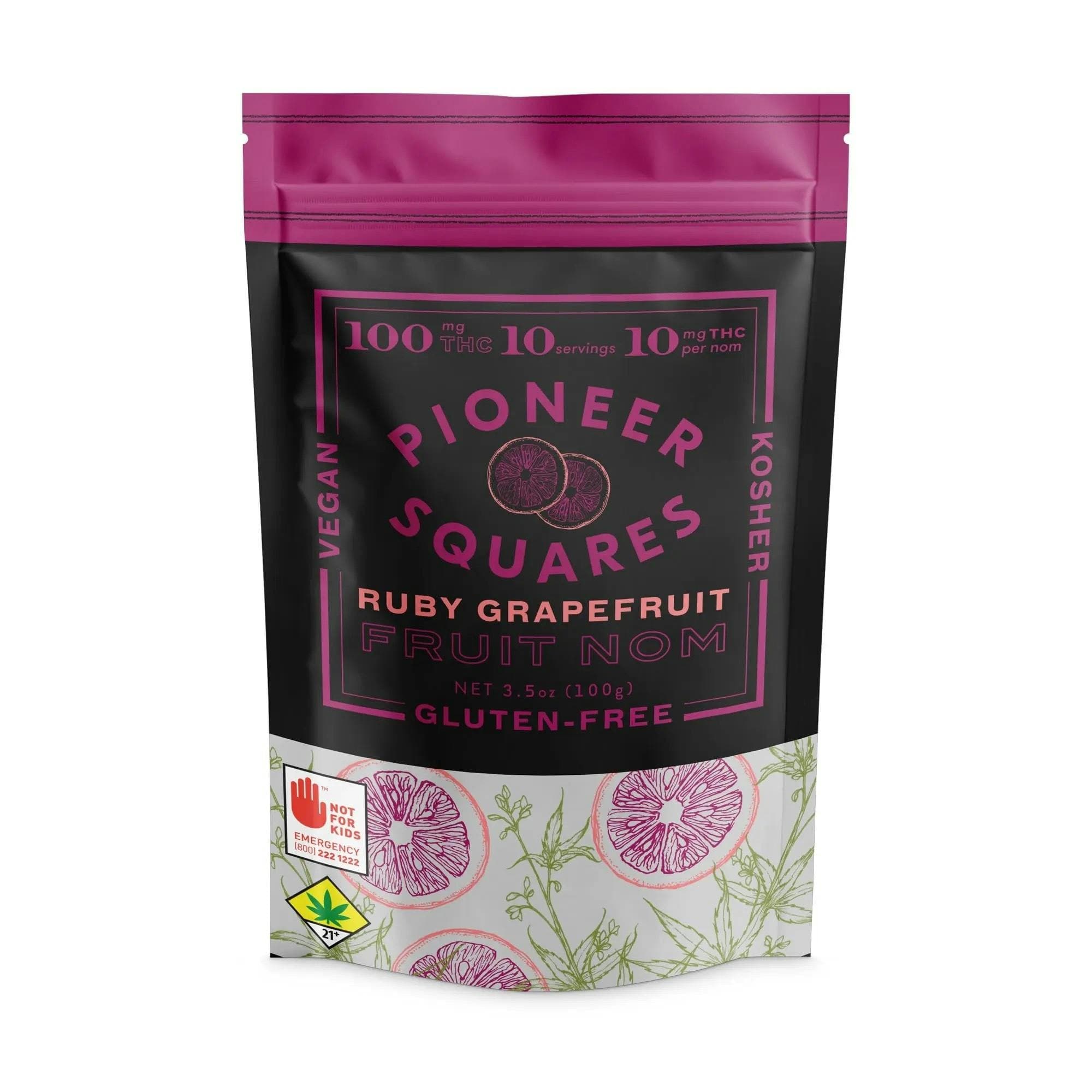 Gummies Ruby Grapefruit [10pk] (100mg THC)