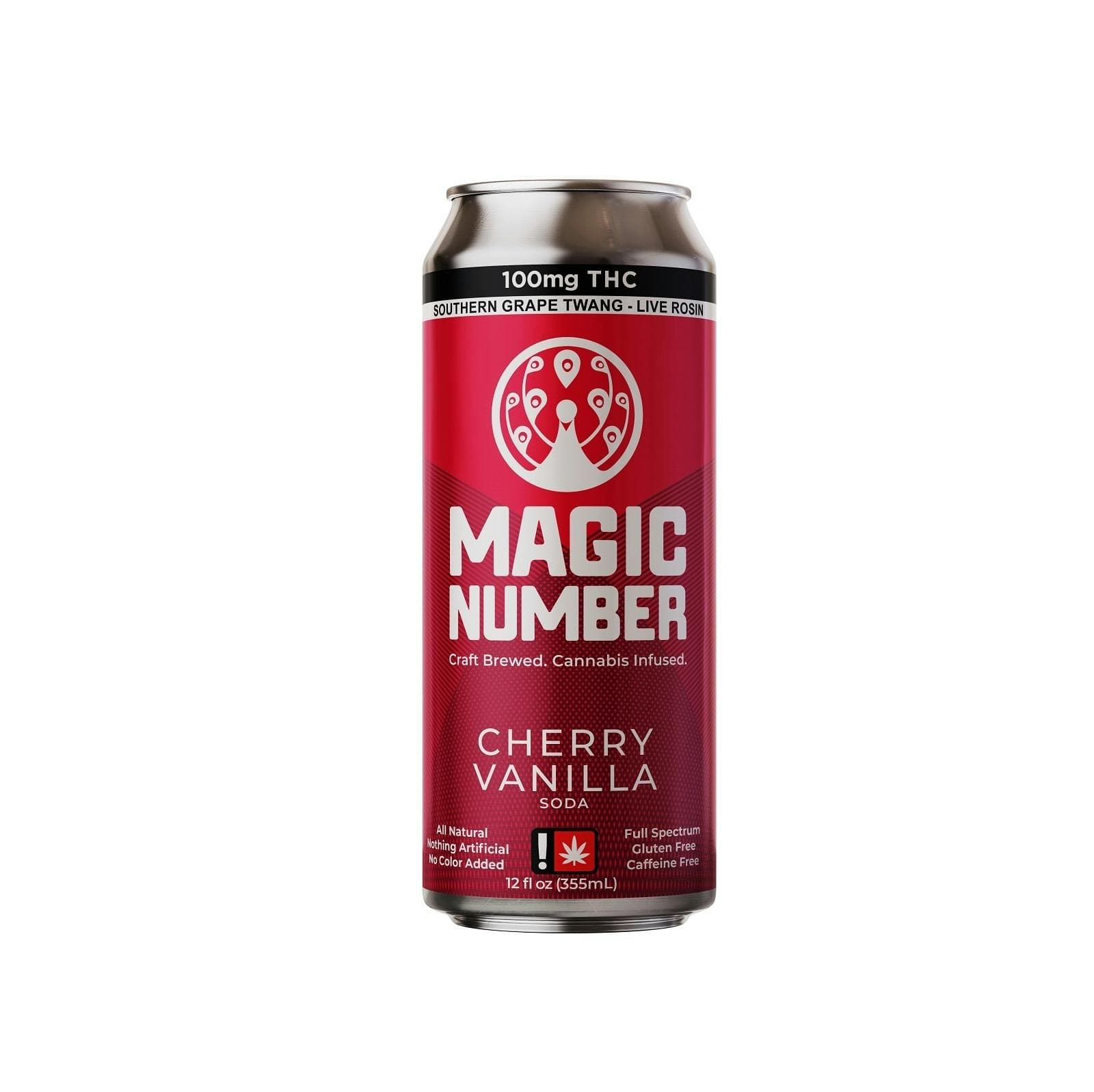 Cherry Vanilla Soda 100mg THC