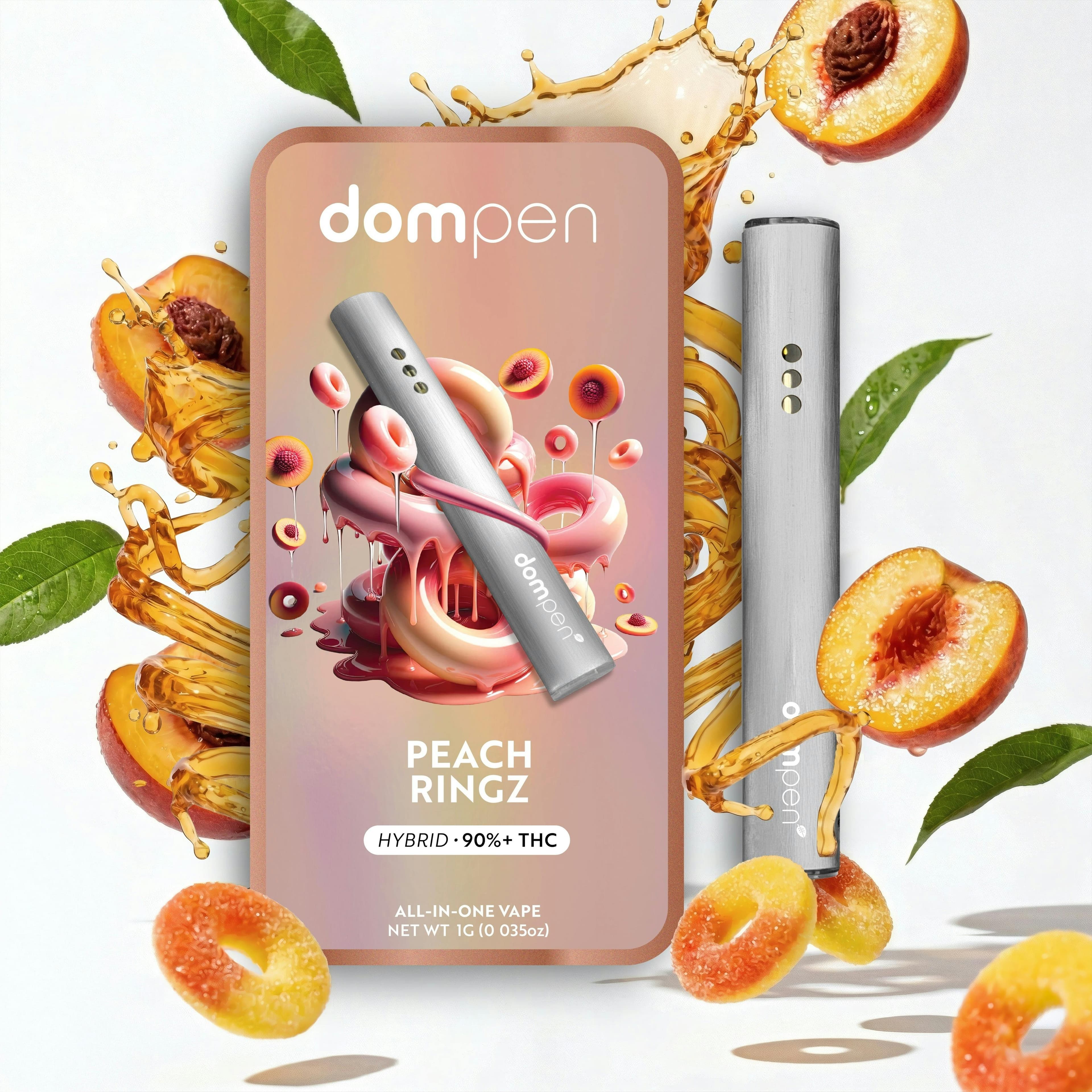 dompen | Peach Ringz | All-in-One | 1g