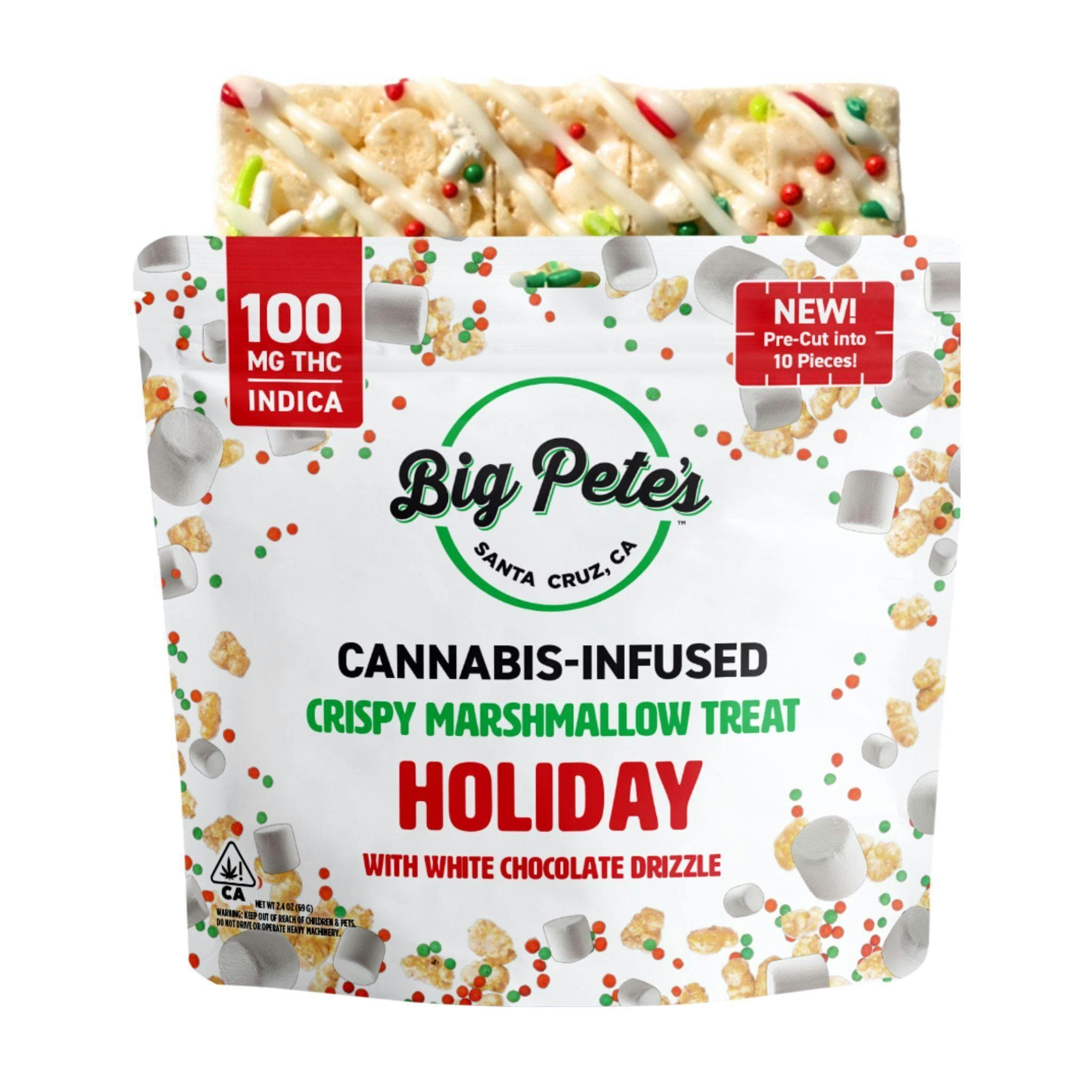 Big Pete's Crispy Marshmallow Treat 100mg - Holiday Maple Caramel