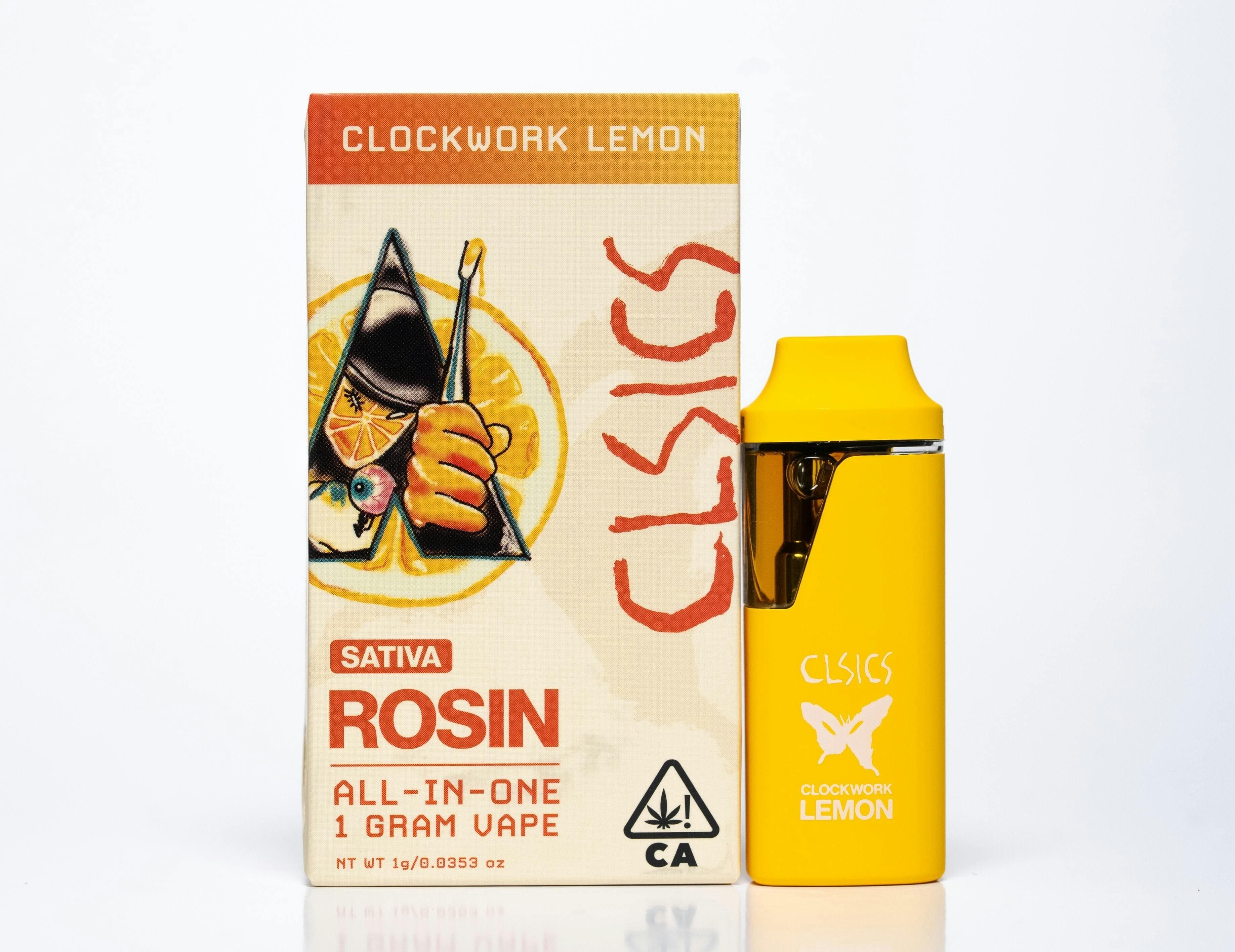 Clockwork Lemon - LIVE ROSIN ALL IN ONE VAPE 1g