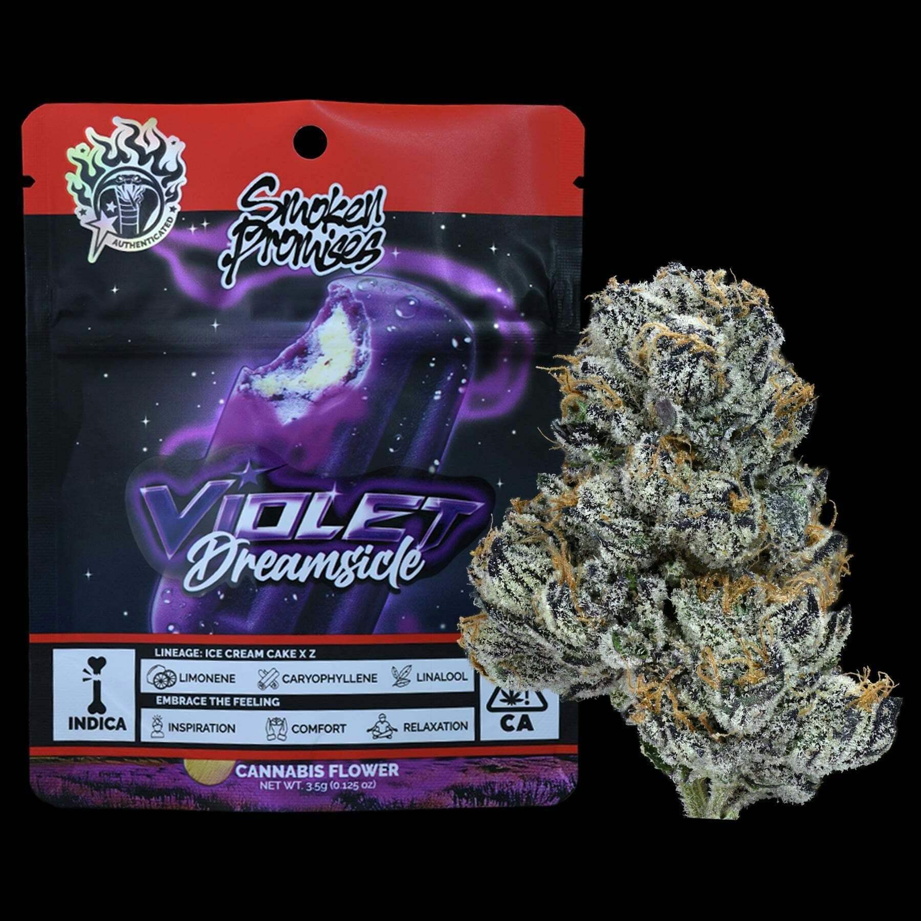 Smoken Promises | Violet Dreamsicle | Flower | 3.5g