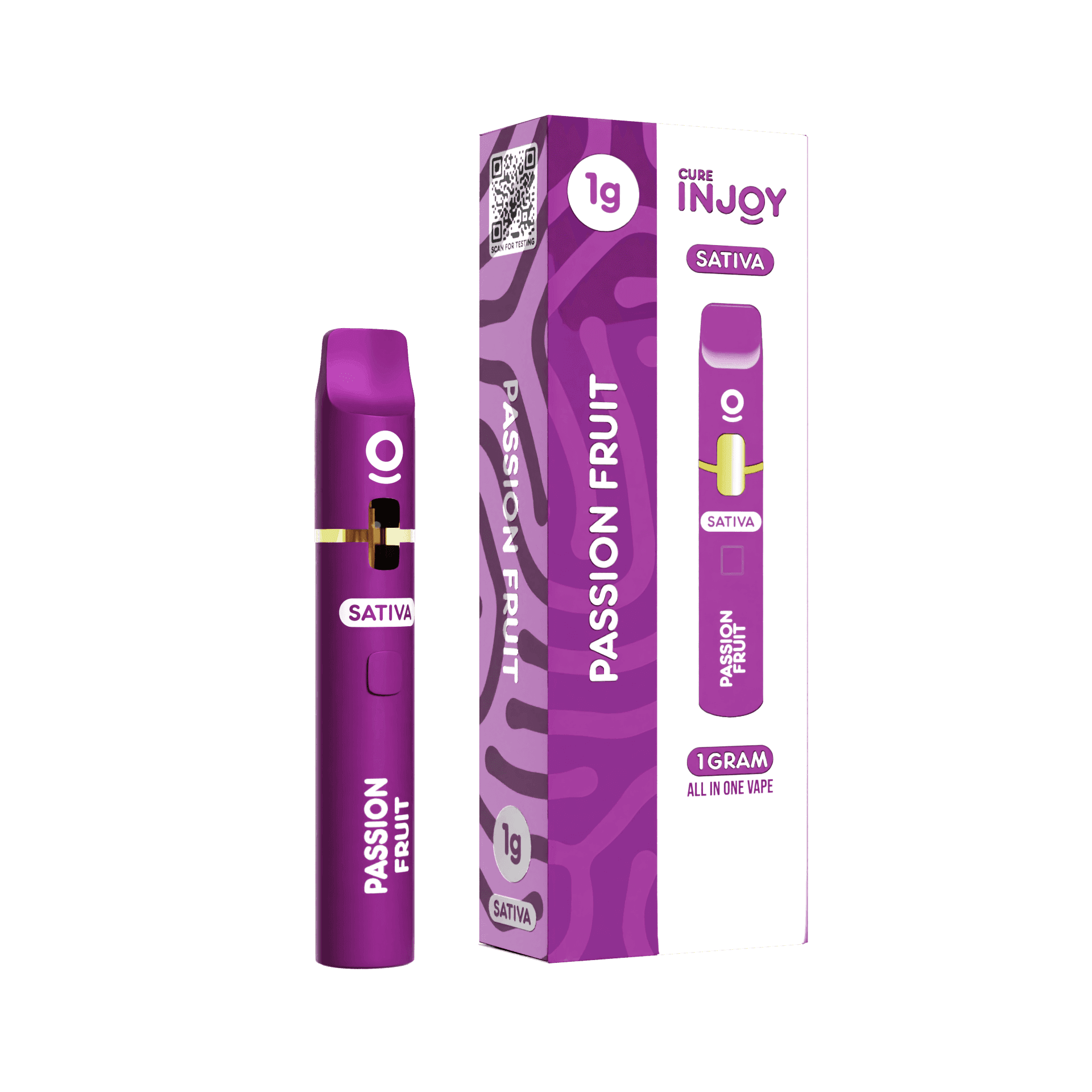 Cure Injoy 1g Passion Fruit - AIO (SATIVA)