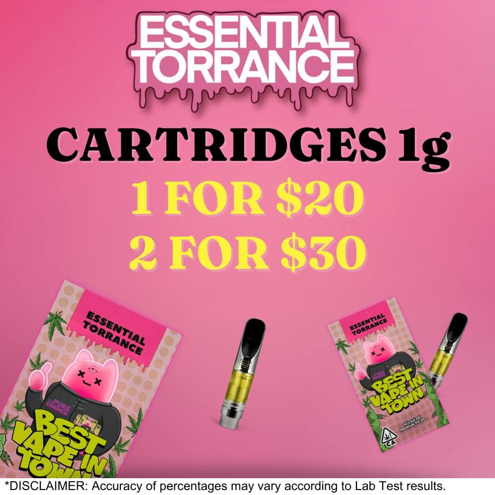 Essential Torrance | Sour Diesel | Cartridge Premium Distillate | 1g
