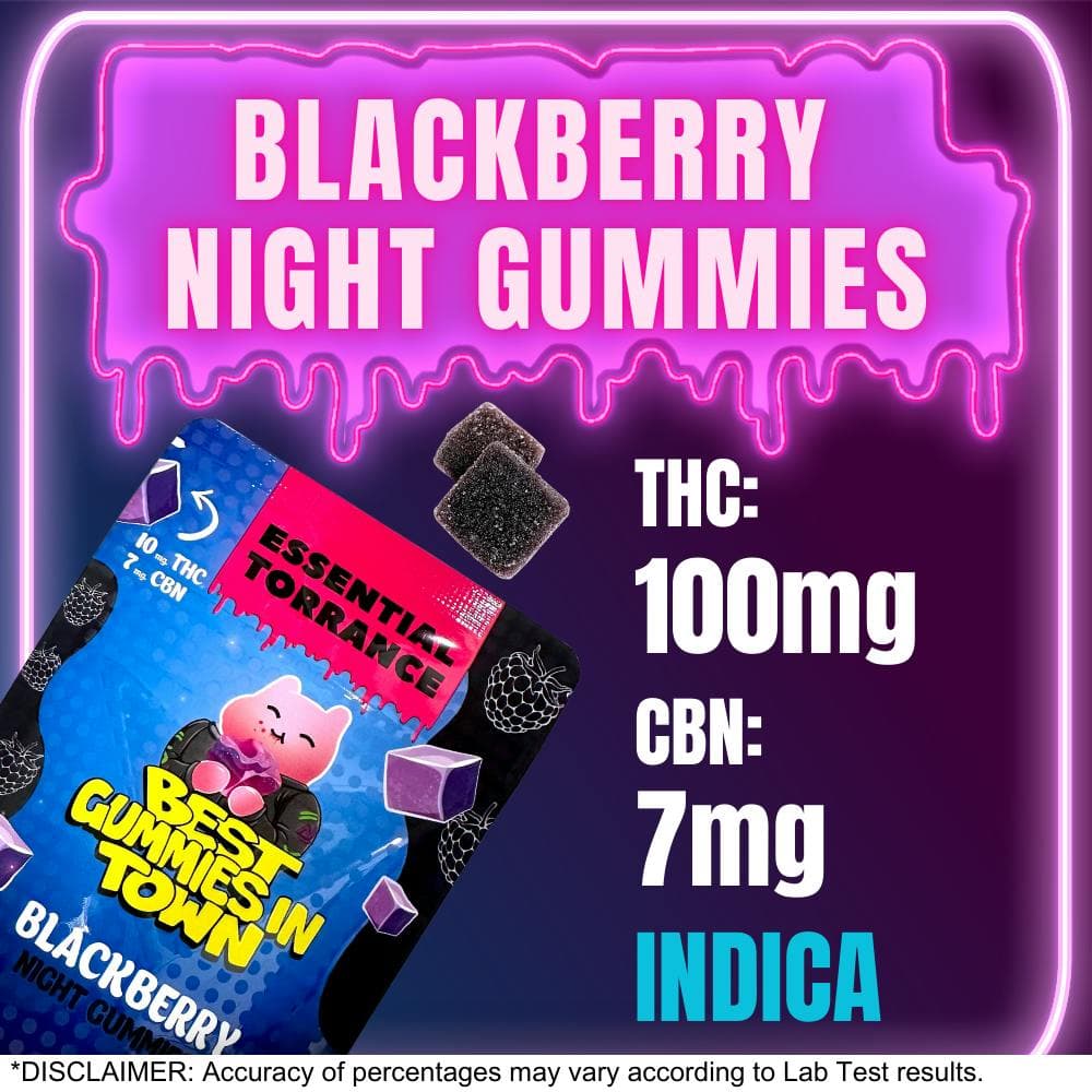 ET Blackberry Night Fruit Gummies (10:7 THC:CBN)