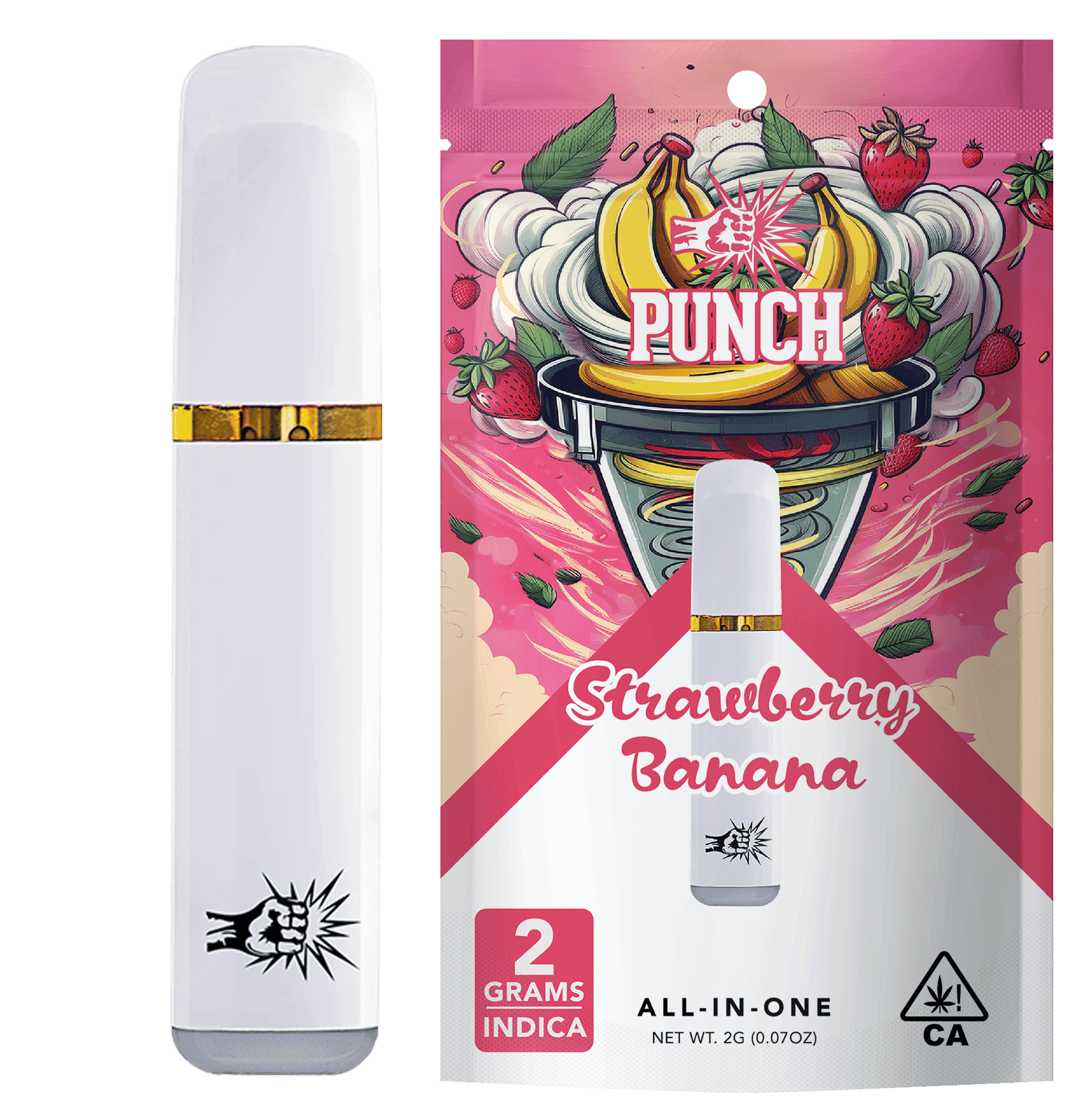 Strawberry Banana Distillate AIO (2g) Indica