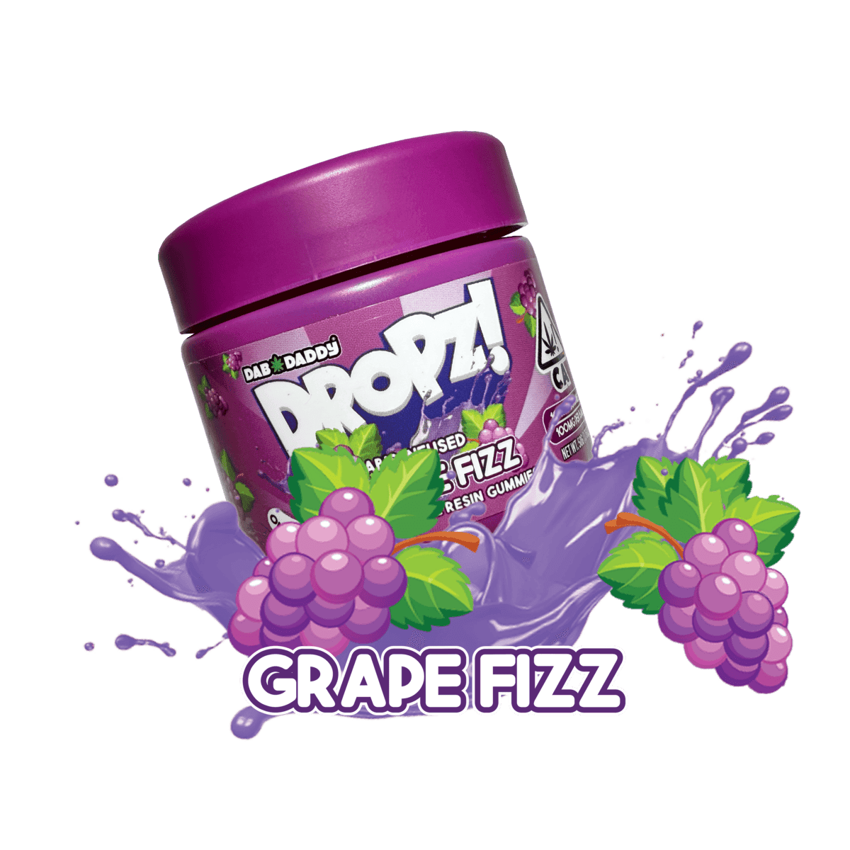 DROPZ! by DAB DADDY® Grape Fizz Gummies