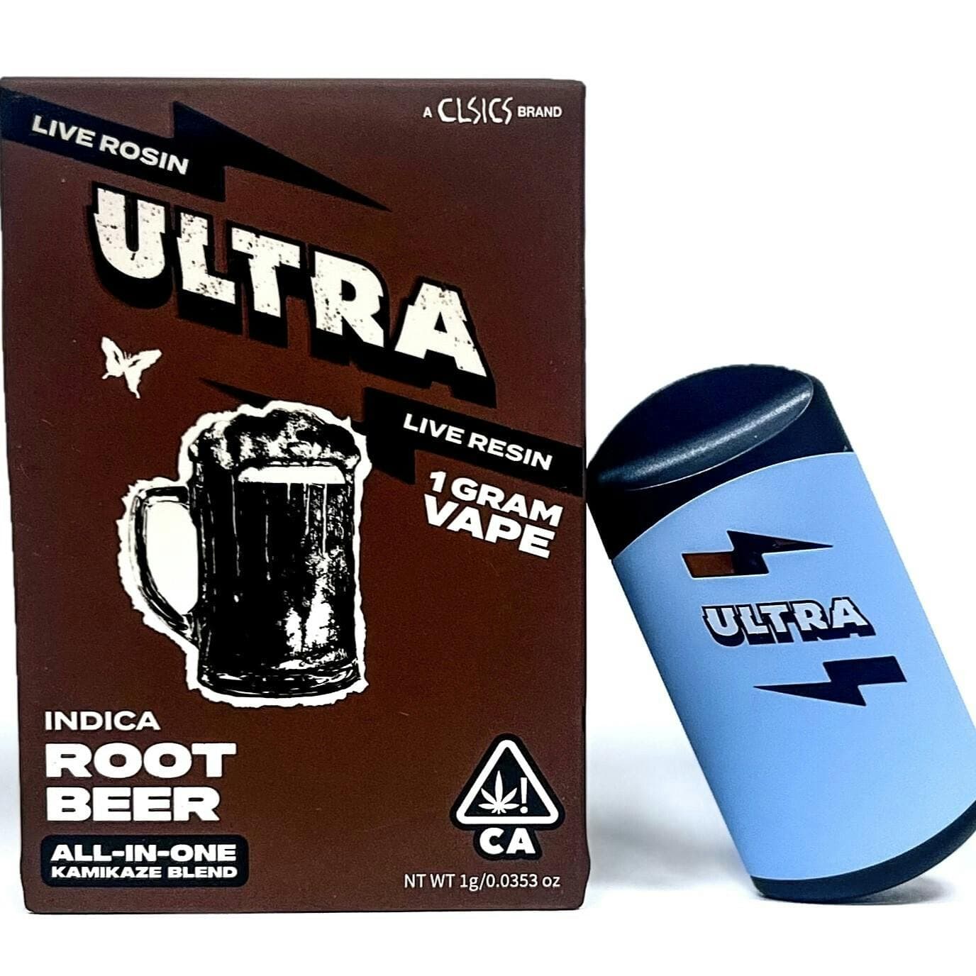 Root Beer - 1g Live Rosin/Live Resin All-In-One Vape