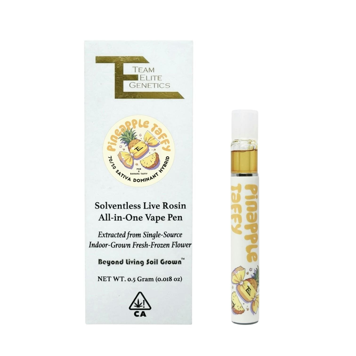 Pineapple Taffy AIO Solventless Rosin Vape