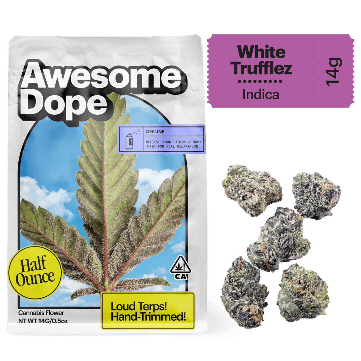 Awesome Dope | White Trufflez | Smalls | 14g