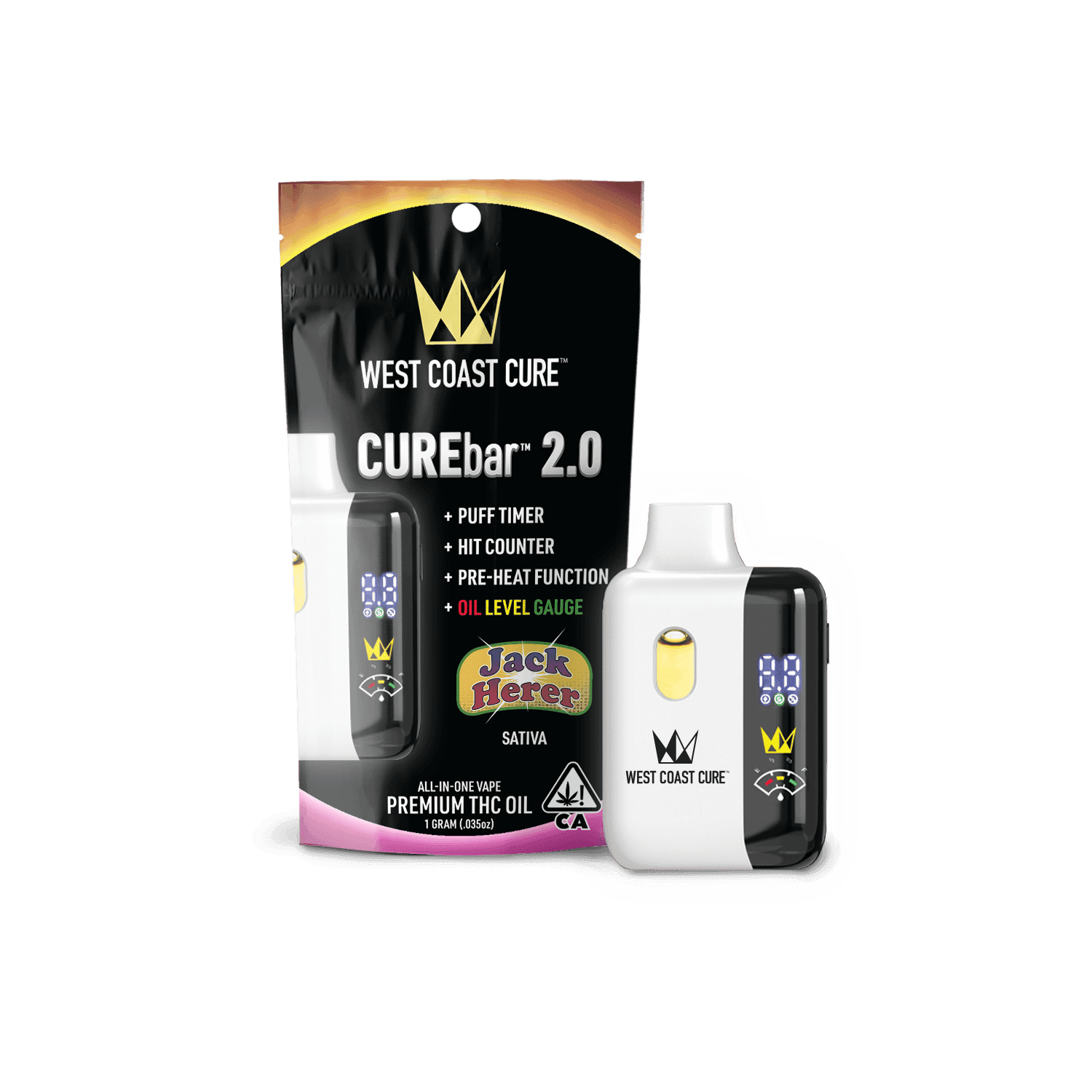 Jack Herer - 1G AIO CUREbar 2.0