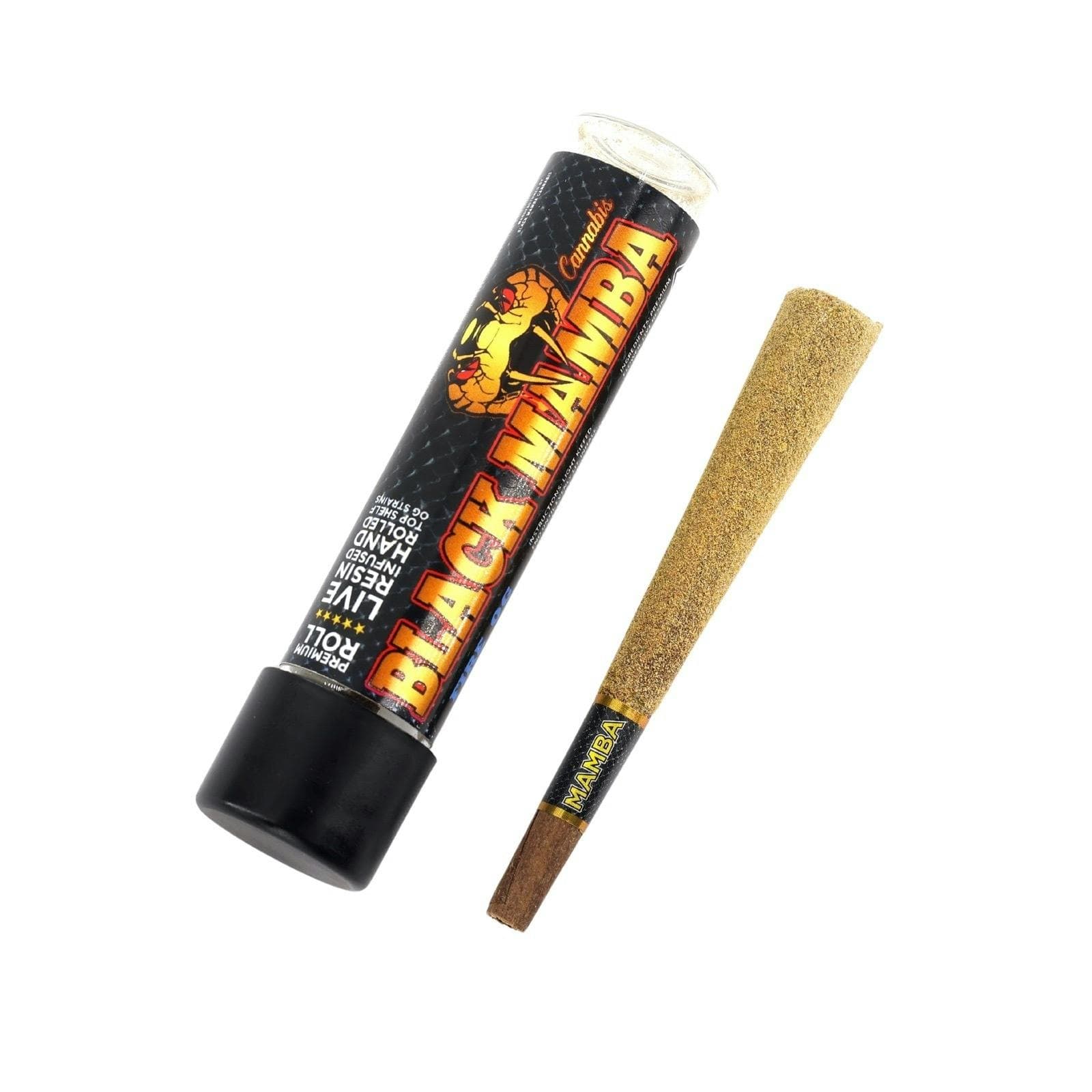 Black Mamba Single Pre-Roll - Master Kush - 1.2g - Infused Blunt