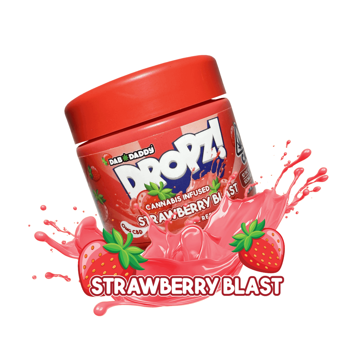 DROPZ! by DAB DADDY® Strawberry Blast Gummies