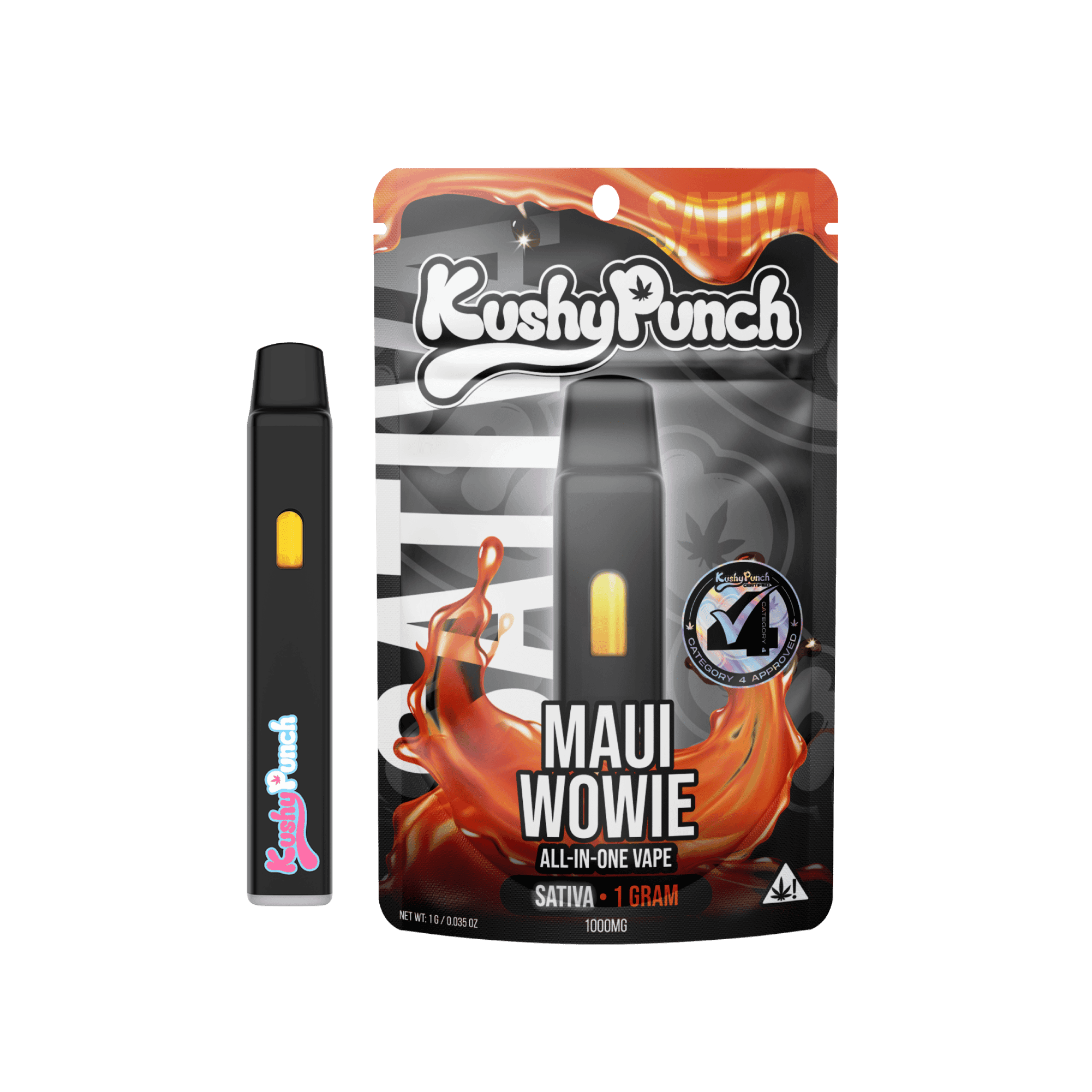 1G Kushy Punch Vape - Maui Wowie