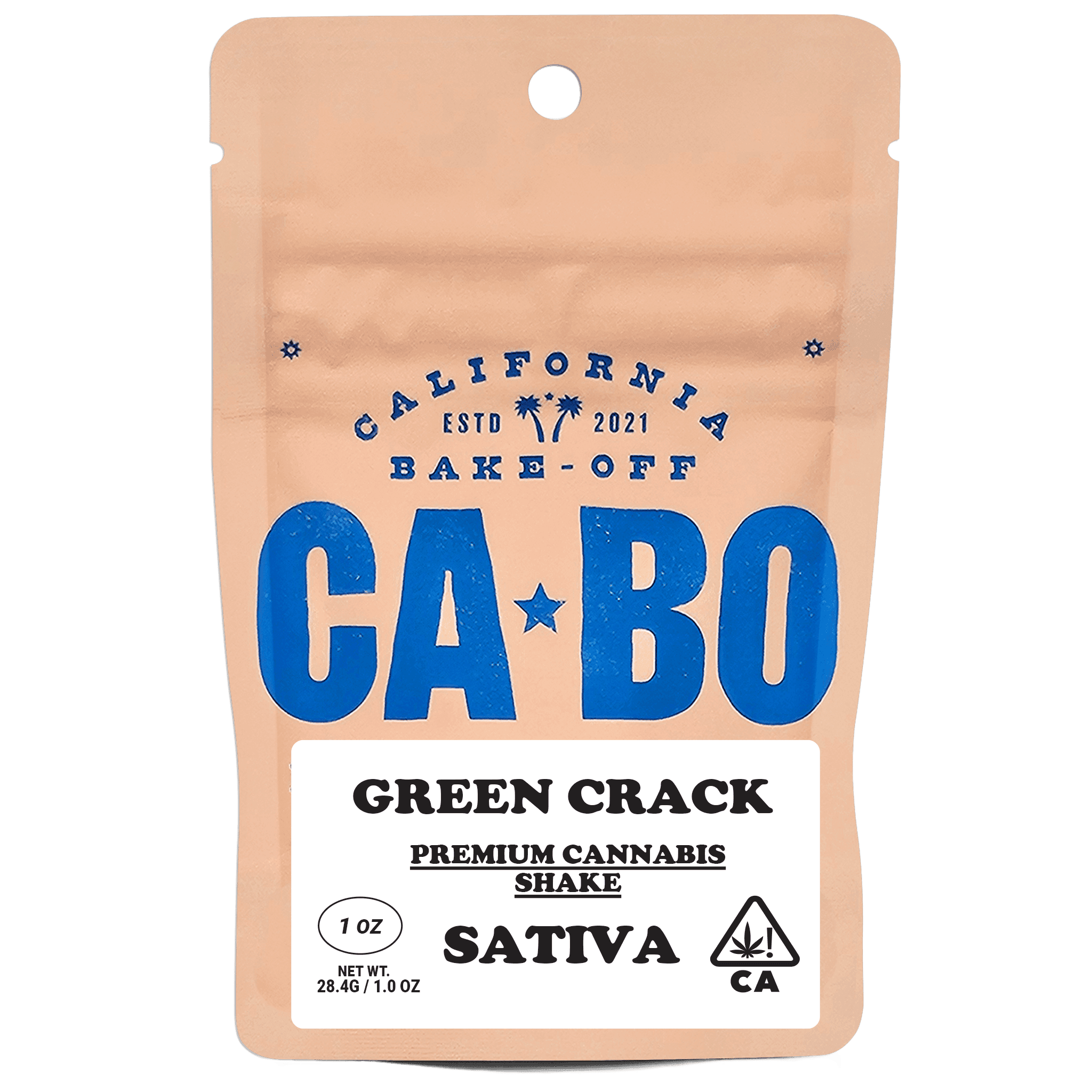 CABO 28g Premium Shake - Green Crack - Sativa