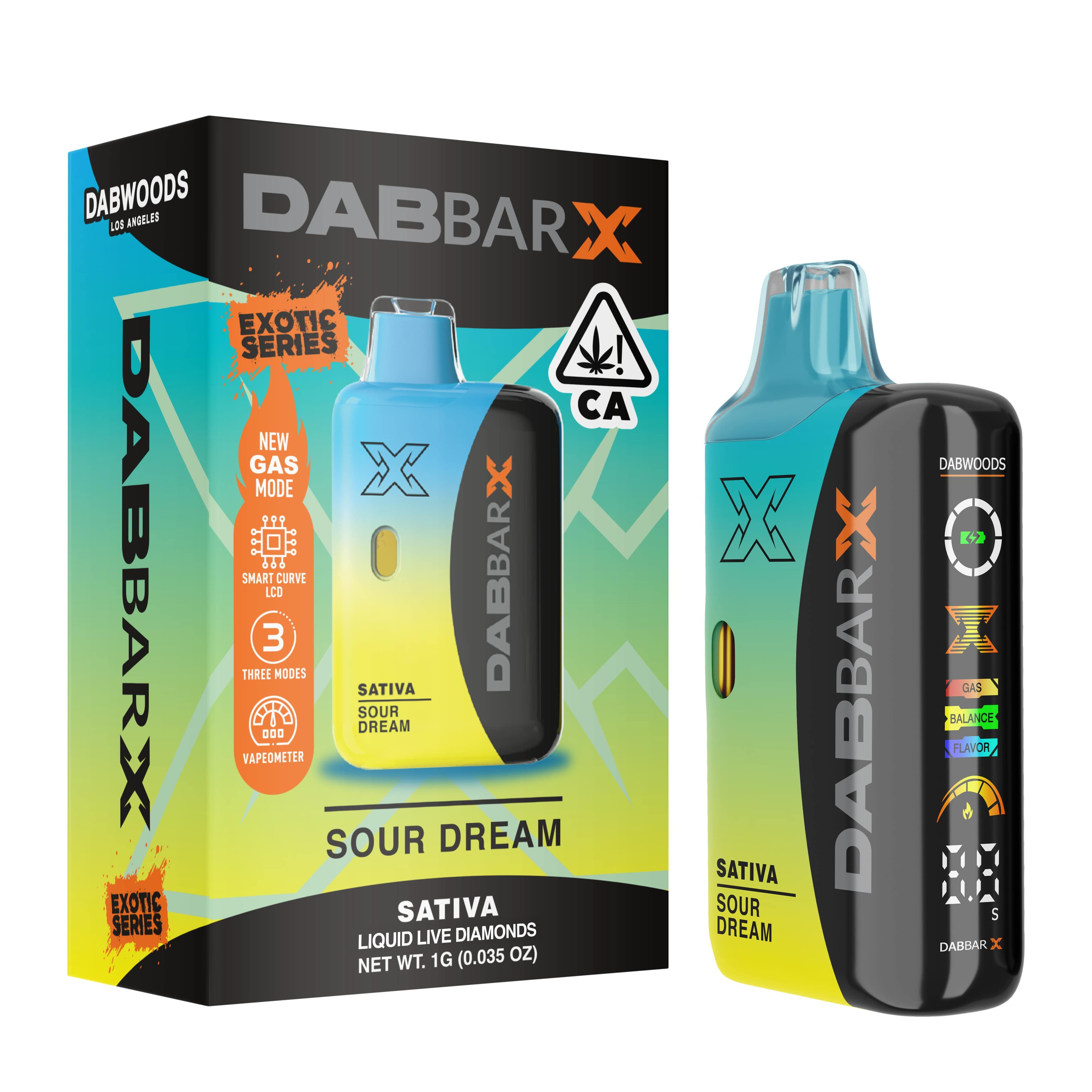 Dabwoods | Sour Dream | Dab Bar X Liquid Diamonds Disposable | 1g