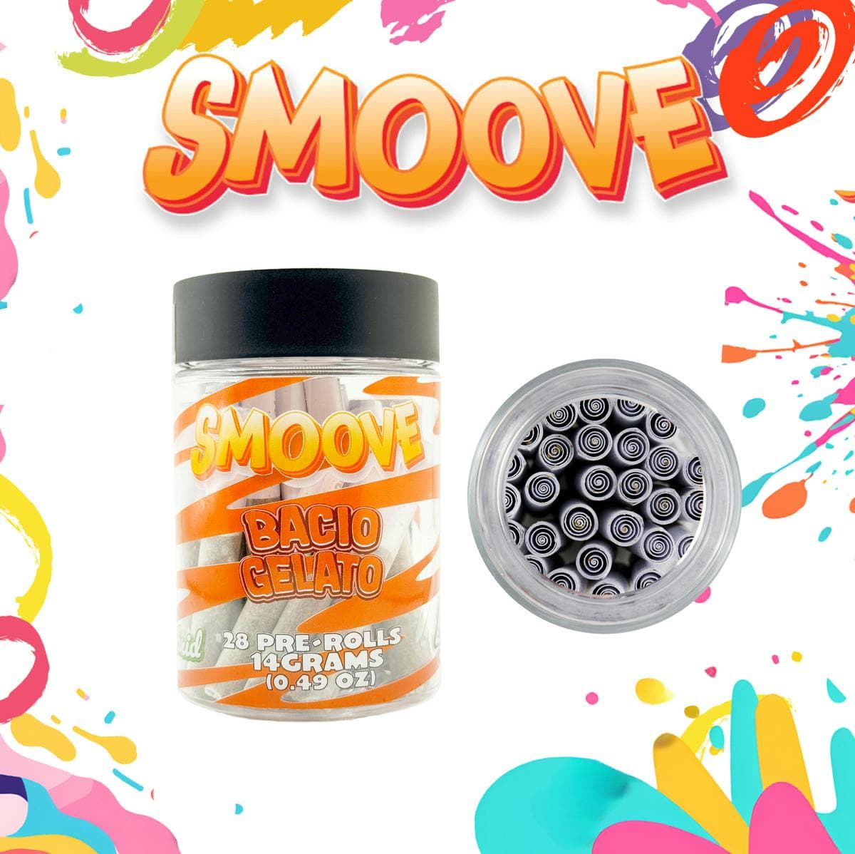 Smoove Pre Roll Bacio Gelato 28 x 0.5 - 14 G