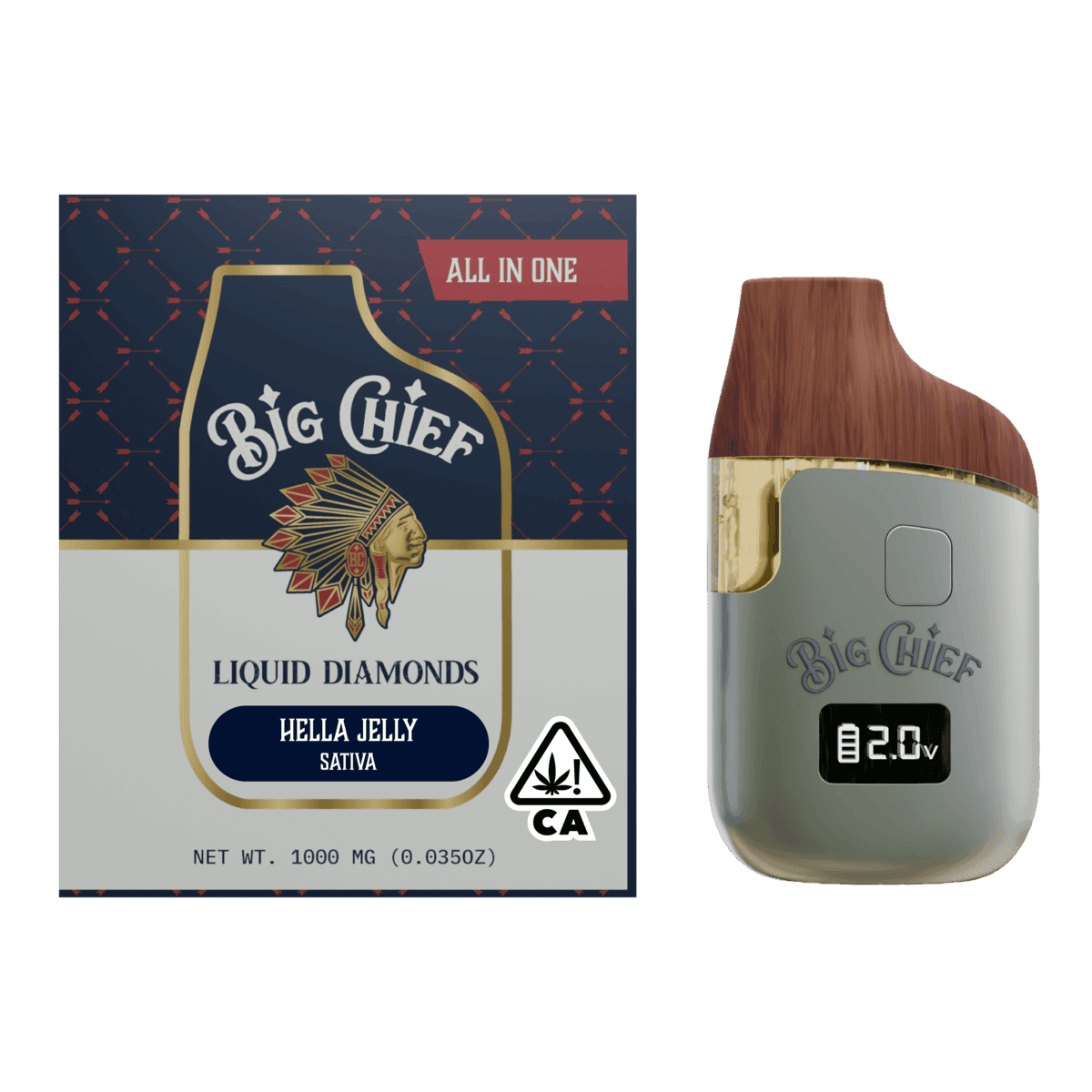 Big Chief | Hella Jelly | Liquid Diamonds Disposable | 1g