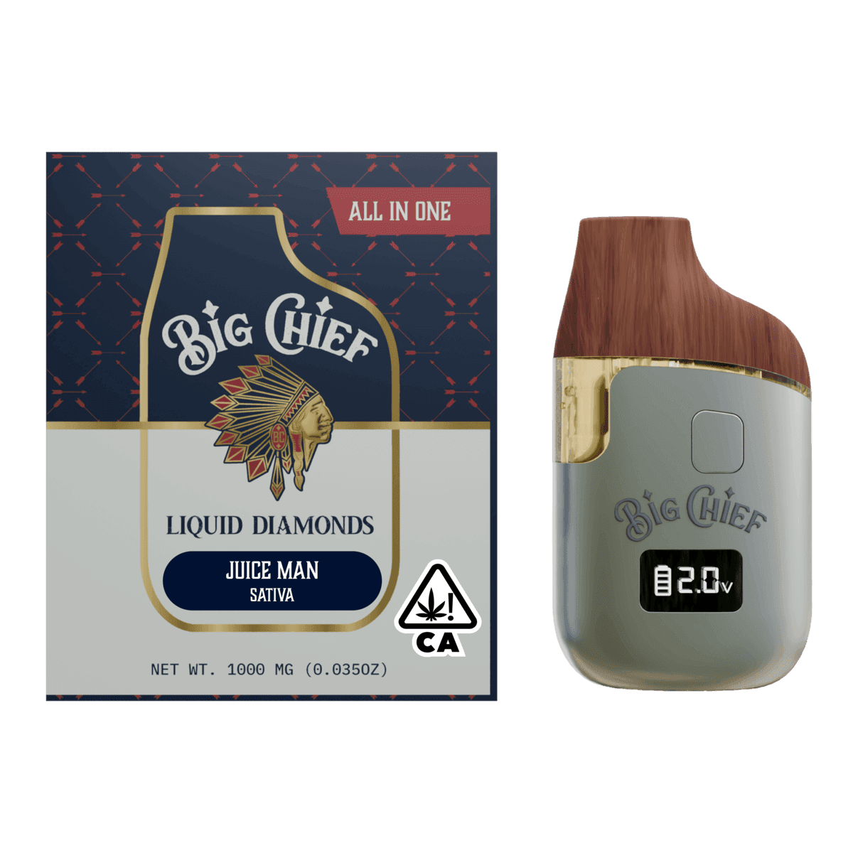 Big Chief | Juice Man | Liquid Diamonds Disposable | 1g
