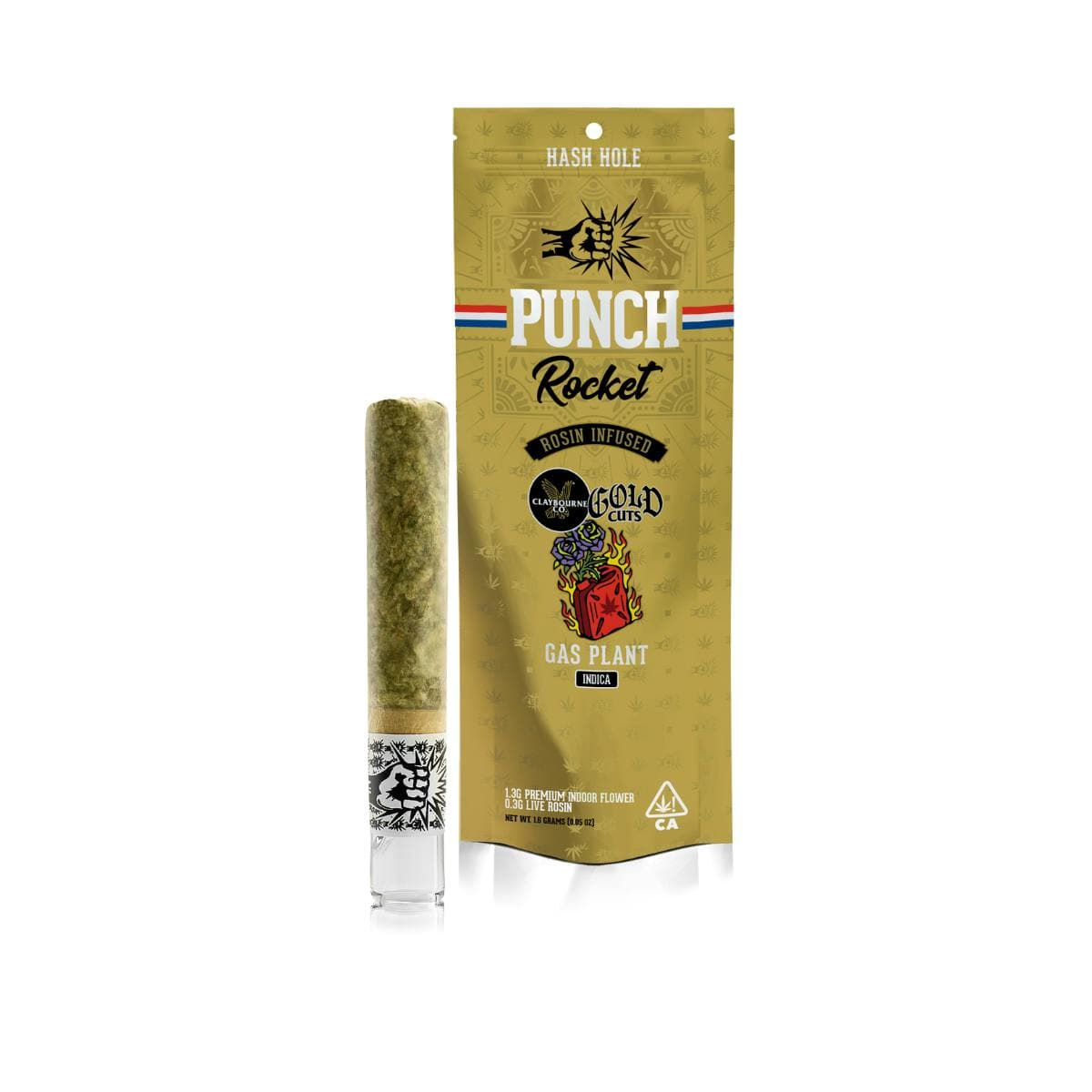 Gas Plant x Headhunter Claybourne Rocket (1.6g)