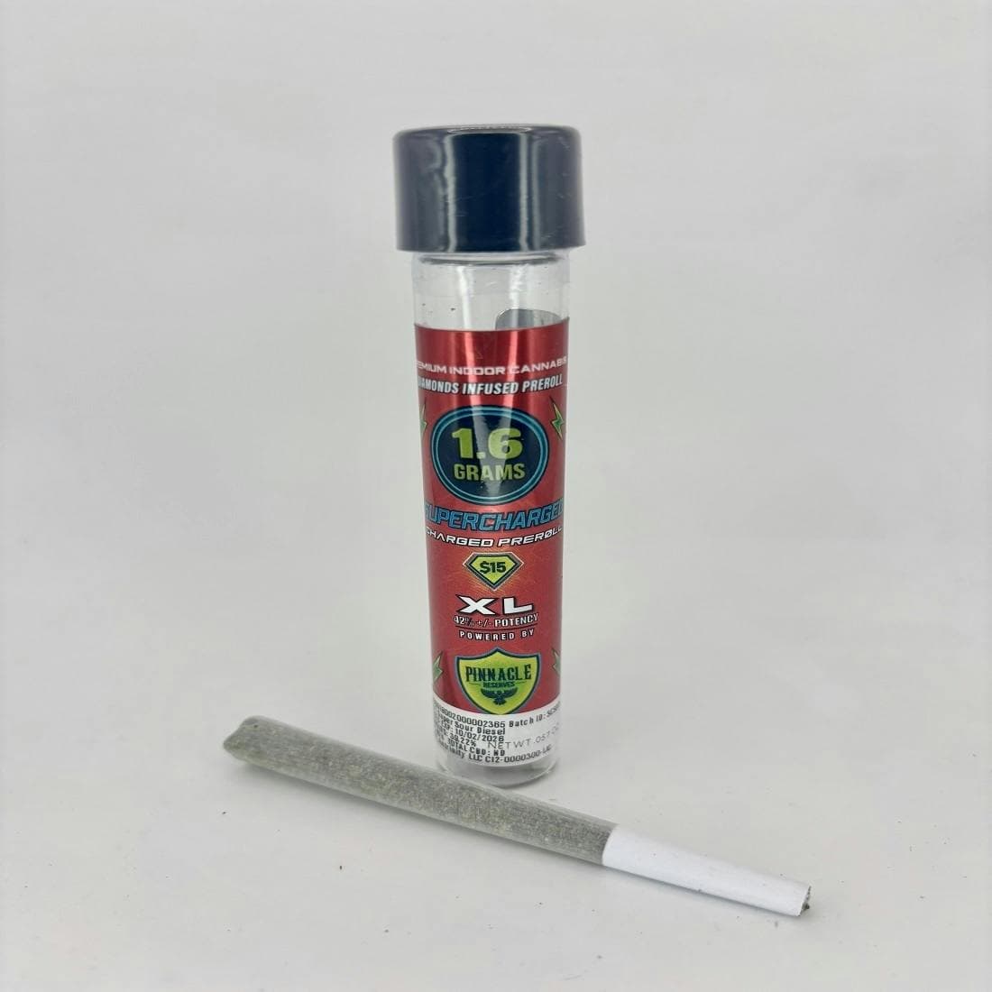 Supercharged Infused - Super Sour Diesel - one 1.6 gram Pre Roll