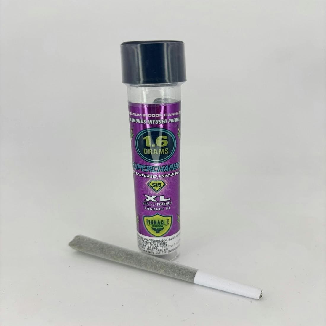 Supercharged Infused - Raspberry Cooler - one 1.6 gram Pre Roll